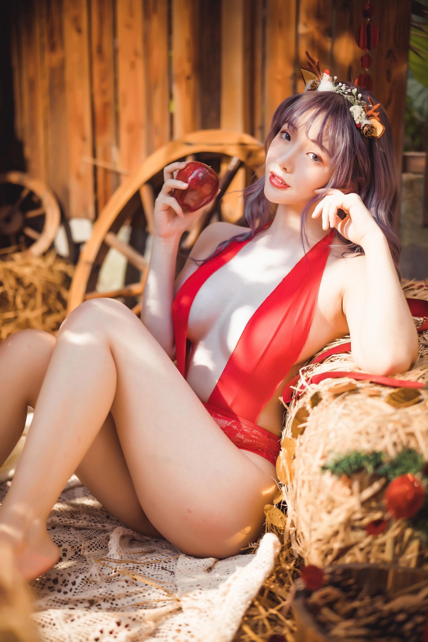 雯妹不讲道理 – NO.48 2020圣诞装 [30P]插图4