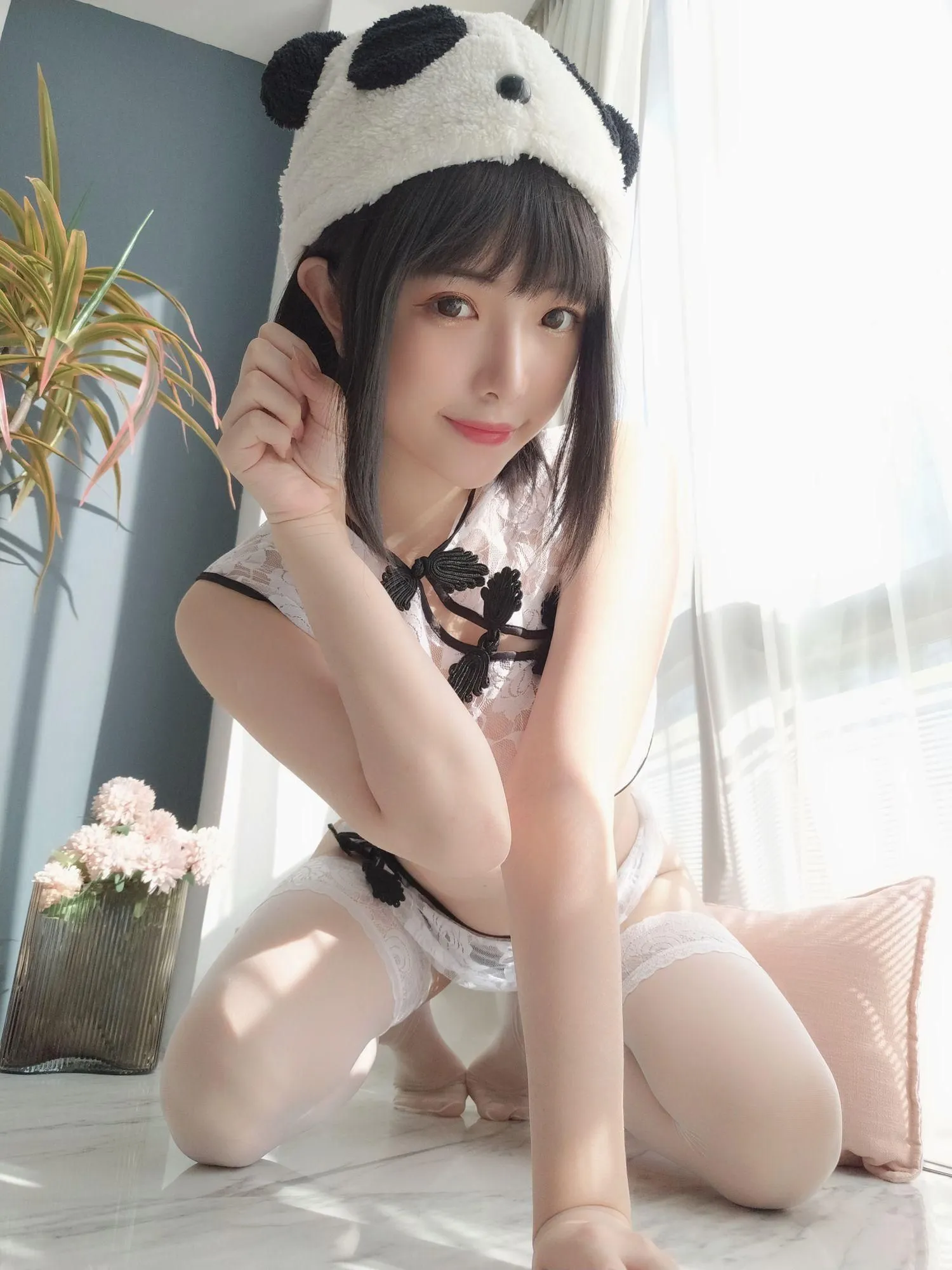 雯妹不讲道理 – NO.50 2021年1月图包套餐(9套)-可爱Panda [27P]插图6
