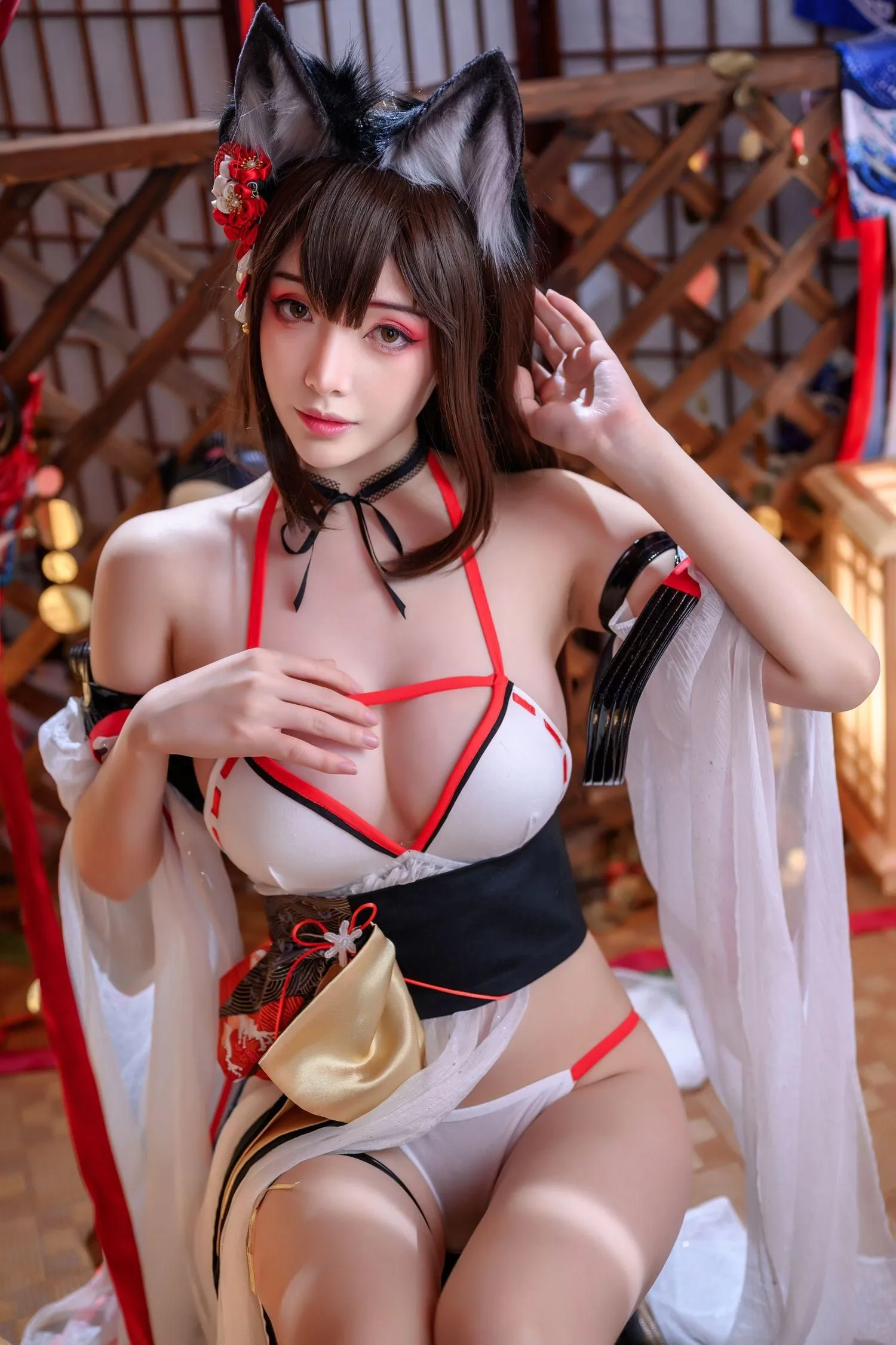 雯妹不讲道理 – NO.51 天城水着cos [40P]插图6