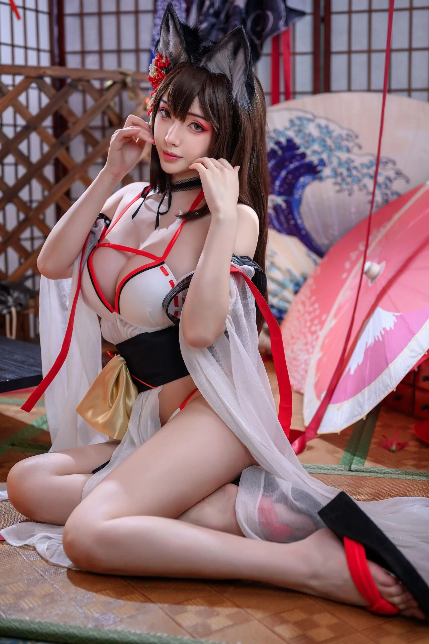 雯妹不讲道理 – NO.51 天城水着cos [40P]插图9
