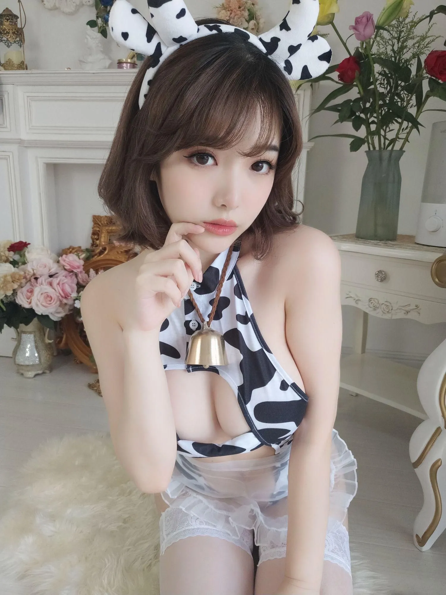 雯妹不讲道理 – NO.55 奶牛 [41P]插图3