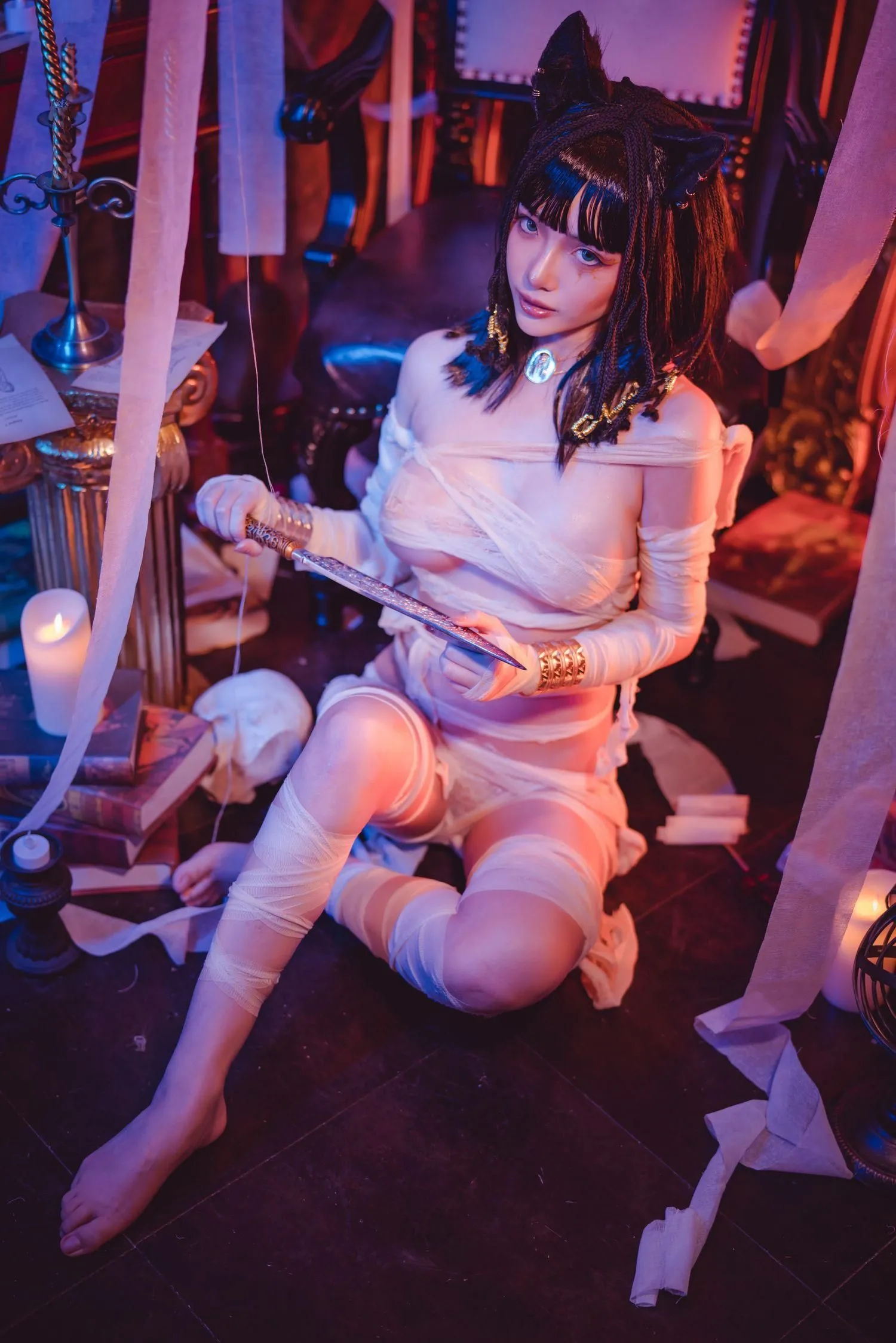 雯妹不讲道理 – NO.62 4月舰长《木乃伊》 [36P]插图1