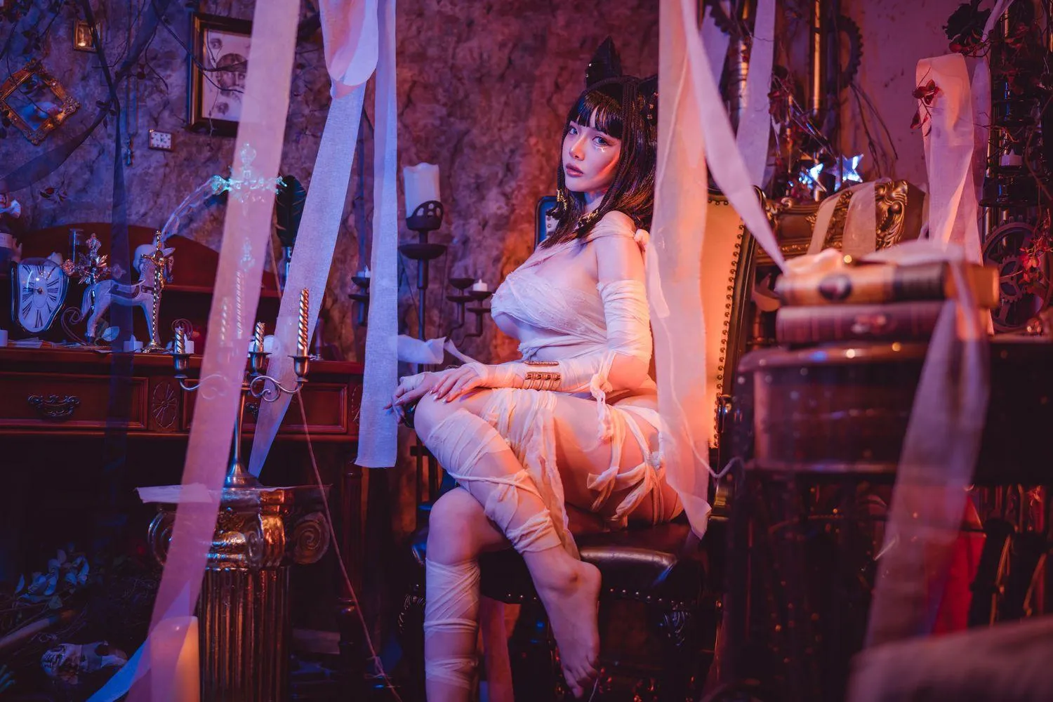 雯妹不讲道理 – NO.62 4月舰长《木乃伊》 [36P]插图3
