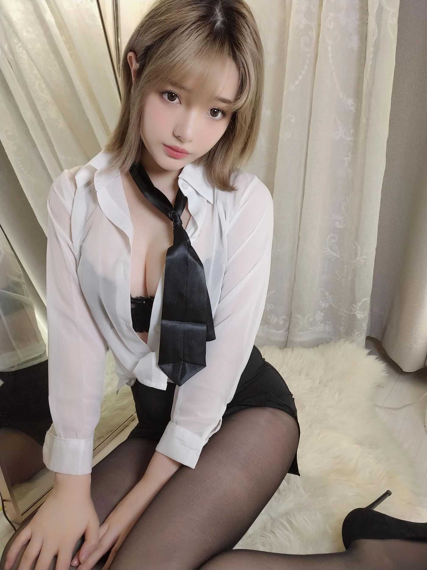 雯妹不讲道理 – NO.70《520特辑豪华版》白衬衫 [30P]插图6