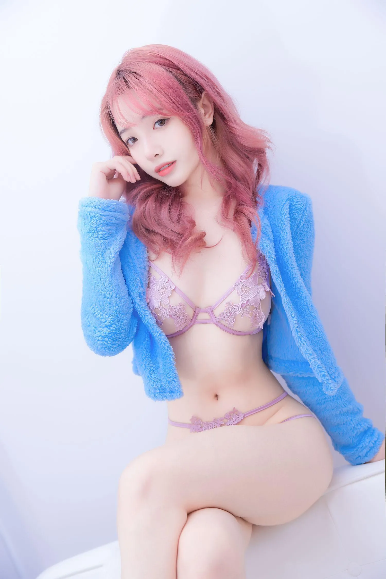 NO.27 雯妹不讲道理-蓝粉色 [22P]插图1