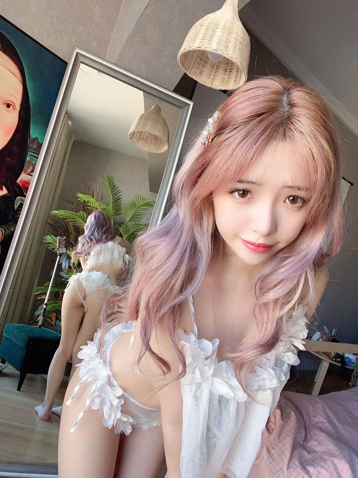 NO.35 雯妹不讲道理-6月自拍礼包-纯白花朵 [29P]插图4