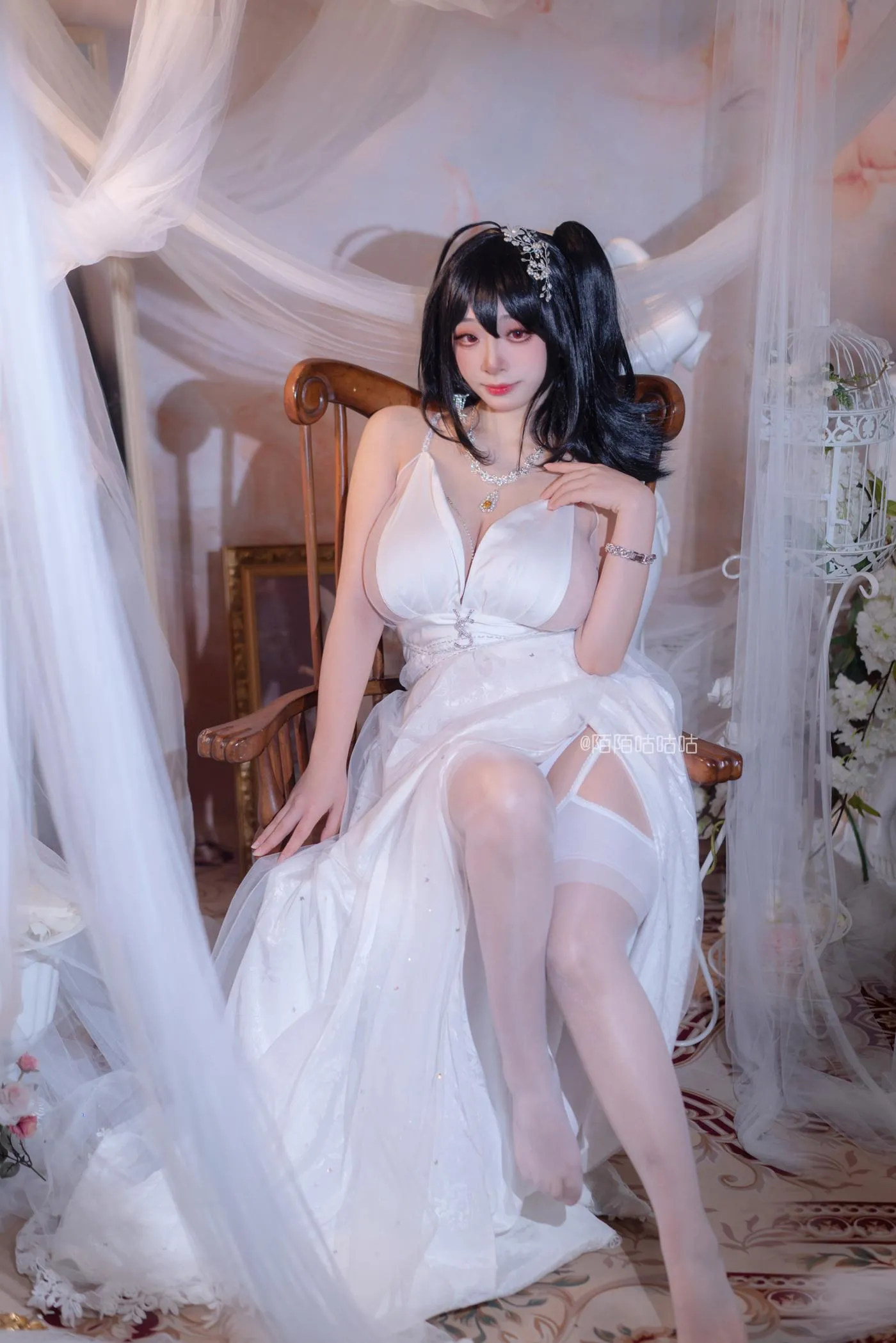 韶陌陌 – NO.20 大凤 婚纱 [18P]插图4