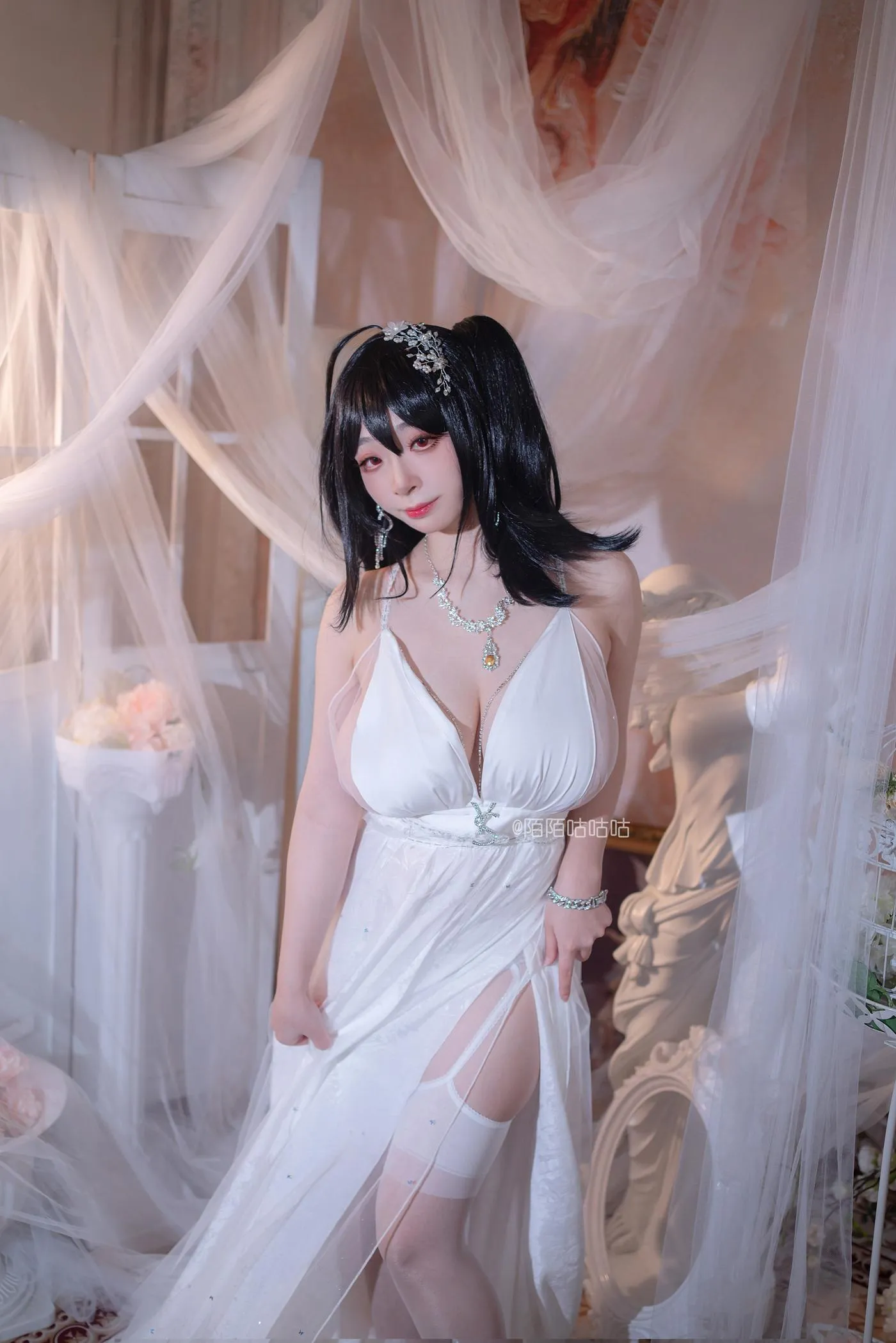 韶陌陌 – NO.20 大凤 婚纱 [18P]插图6