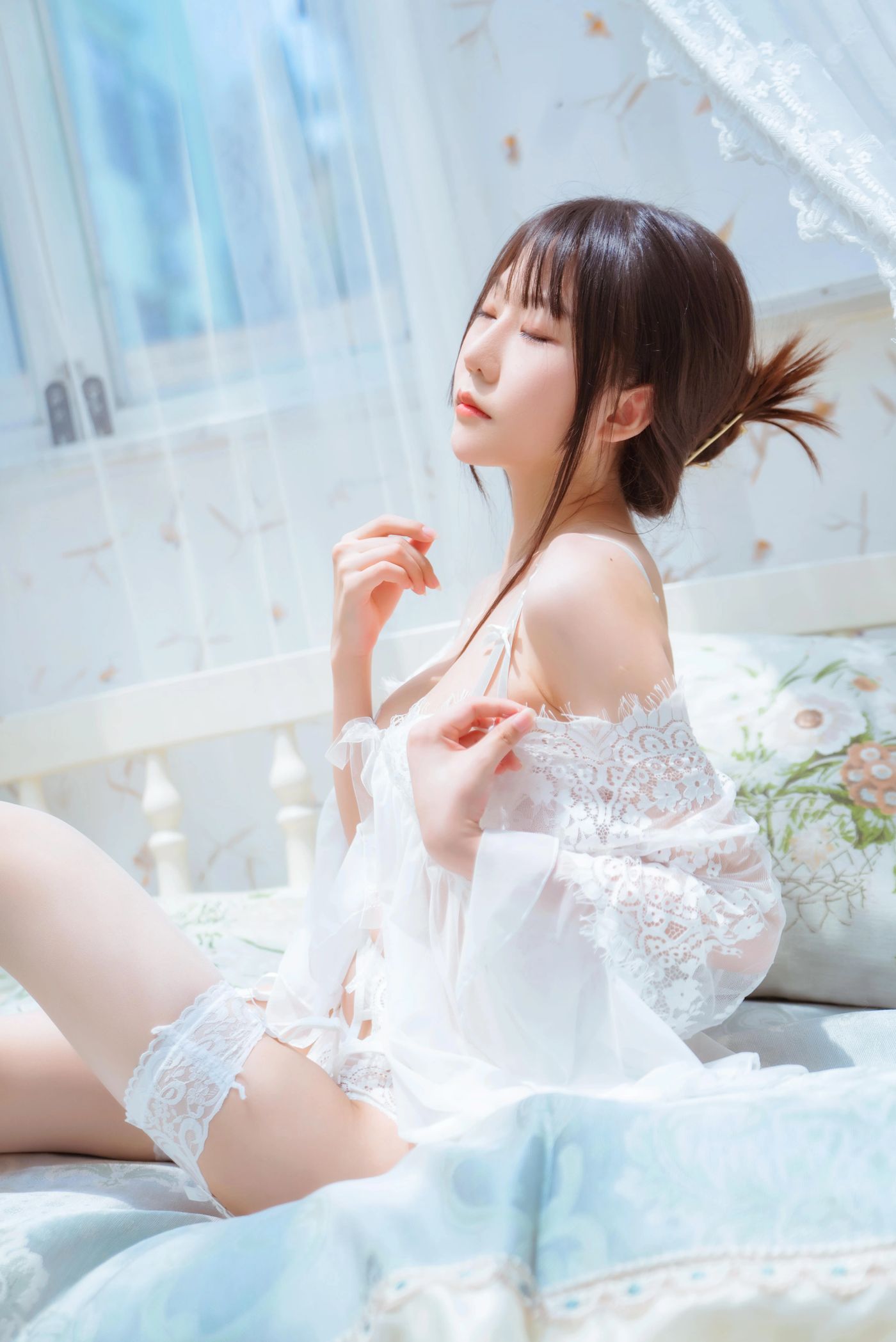 香草喵露露 – NO.03 玻璃房少女 [76P]插图5