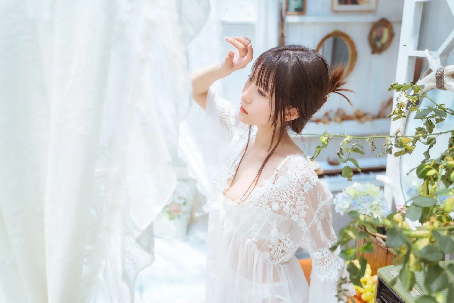 香草喵露露 – NO.03 玻璃房少女 [76P]插图5