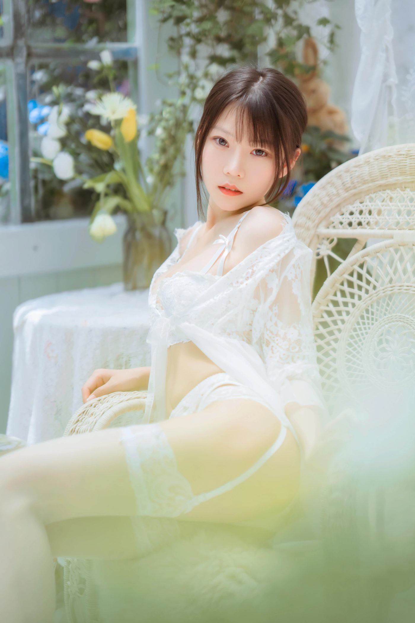 香草喵露露 – NO.03 玻璃房少女 [76P]插图4