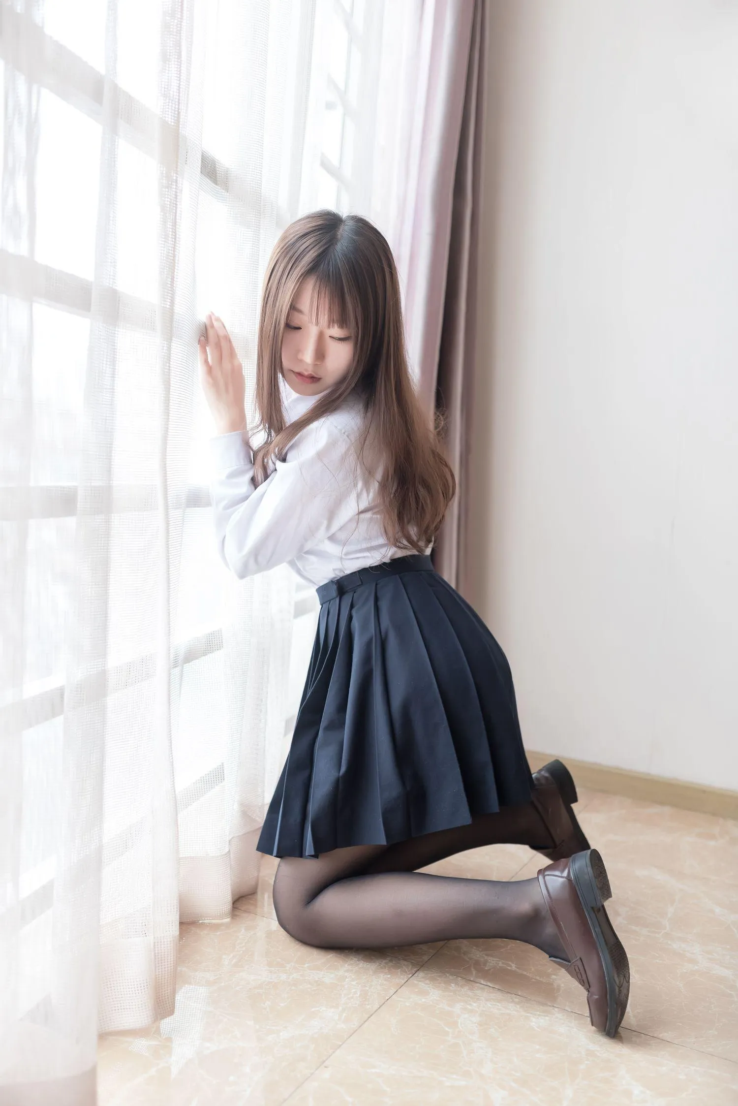 香草喵露露 – NO.07 黑丝萌妹 [45P]插图6