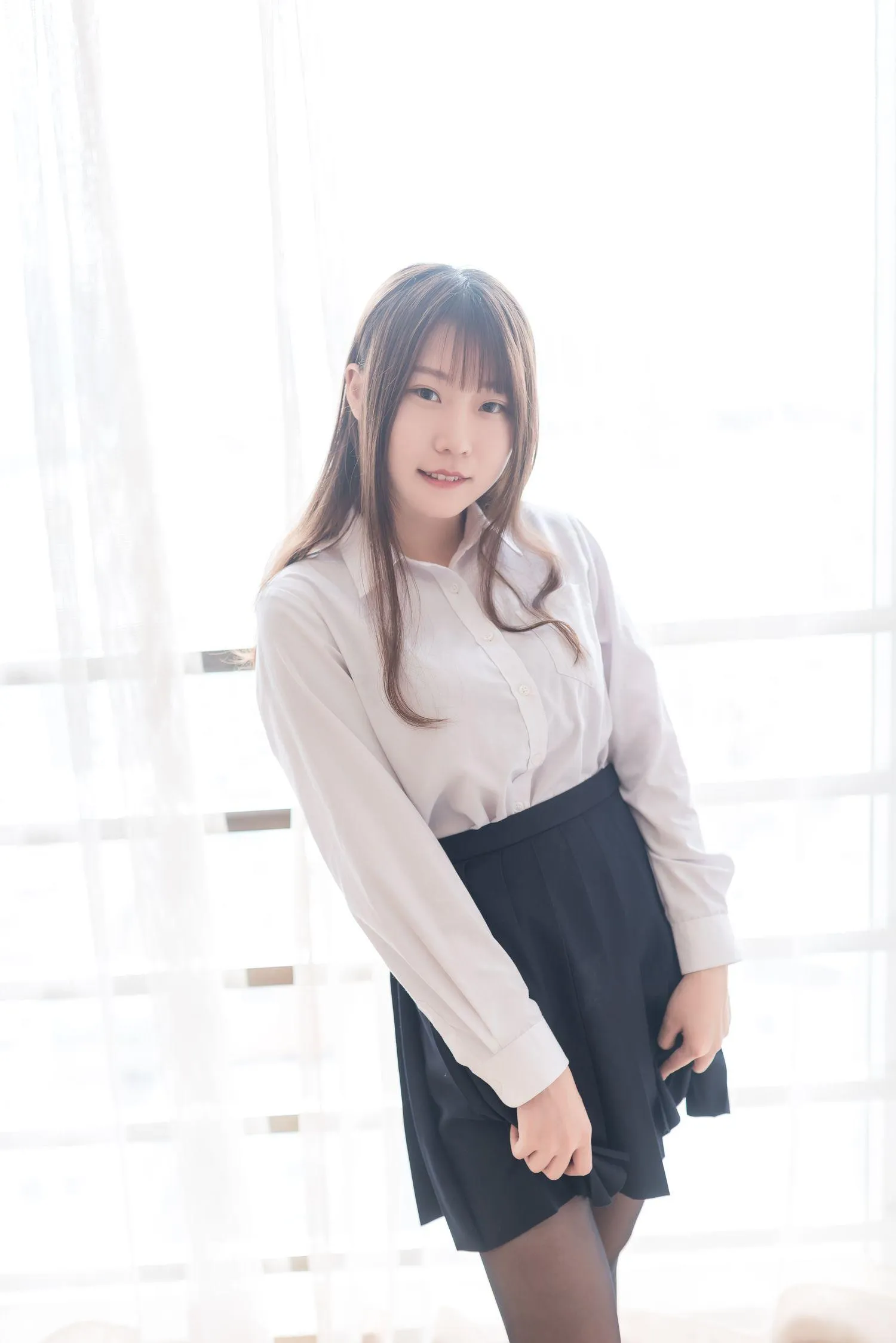 香草喵露露 – NO.07 黑丝萌妹 [45P]插图8