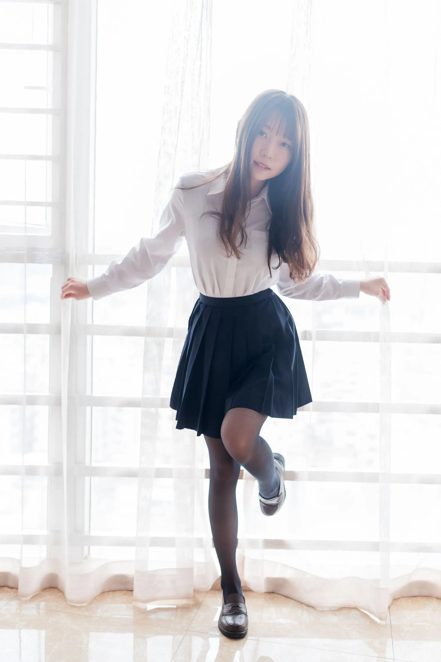 香草喵露露 – NO.07 黑丝萌妹 [45P]插图2
