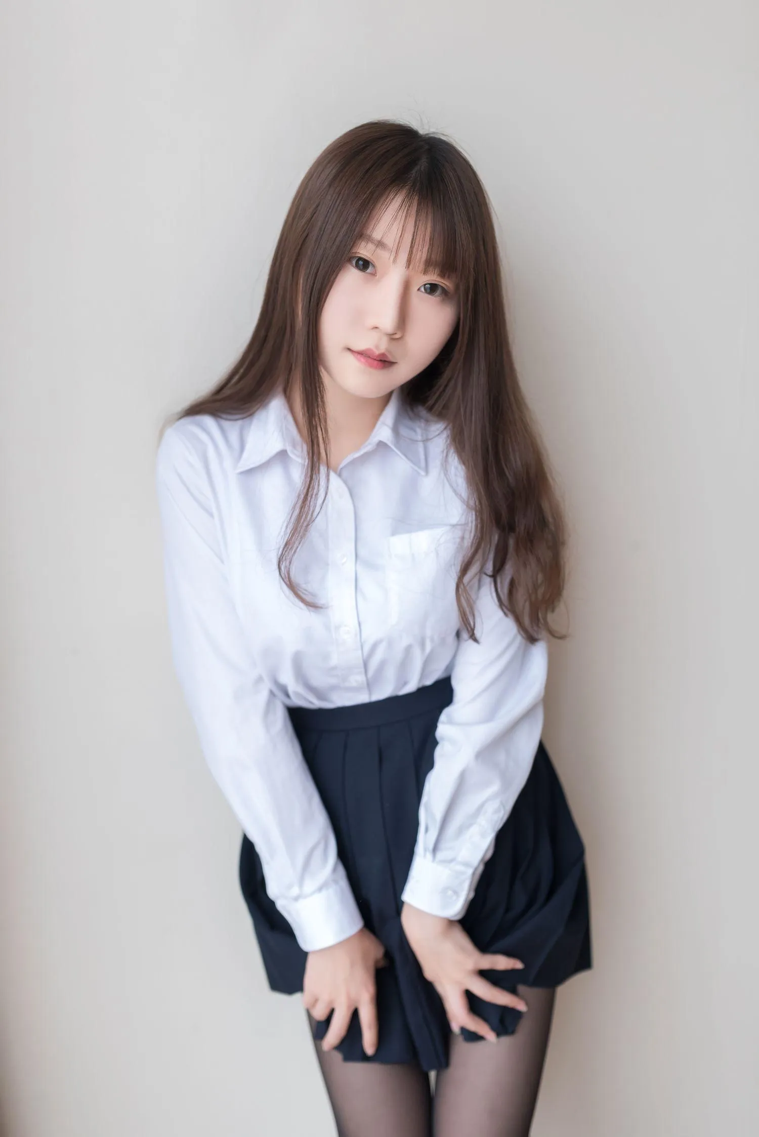 香草喵露露 – NO.07 黑丝萌妹 [45P]插图5