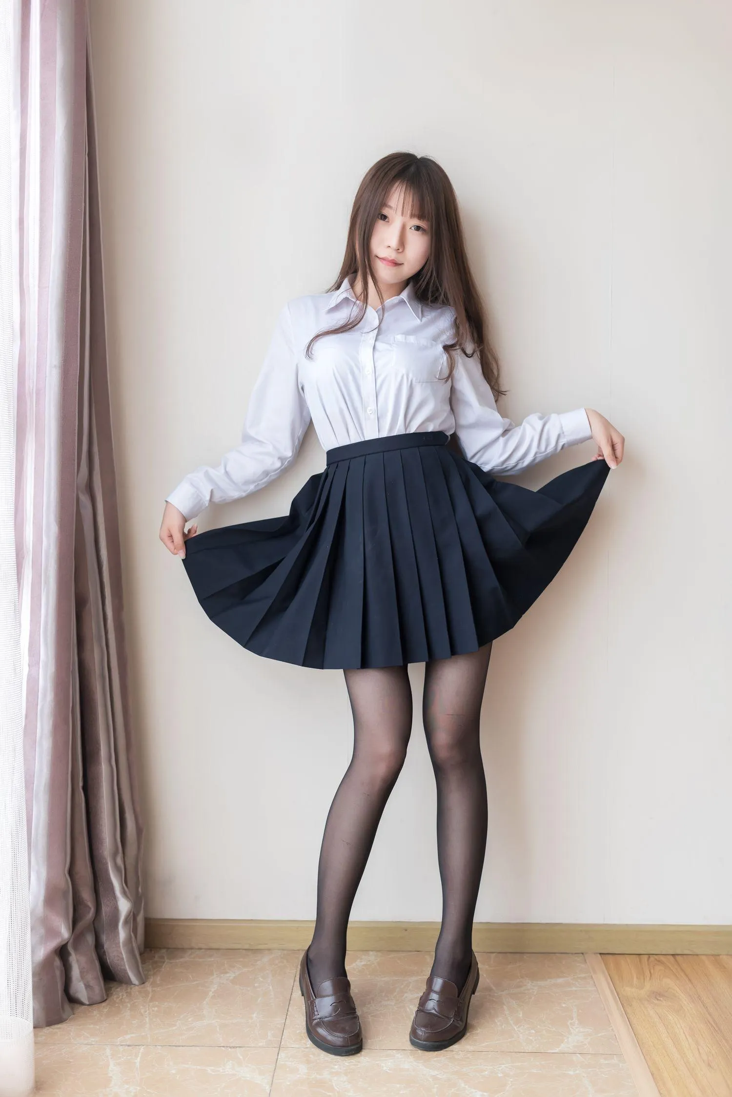 香草喵露露 – NO.07 黑丝萌妹 [45P]插图6