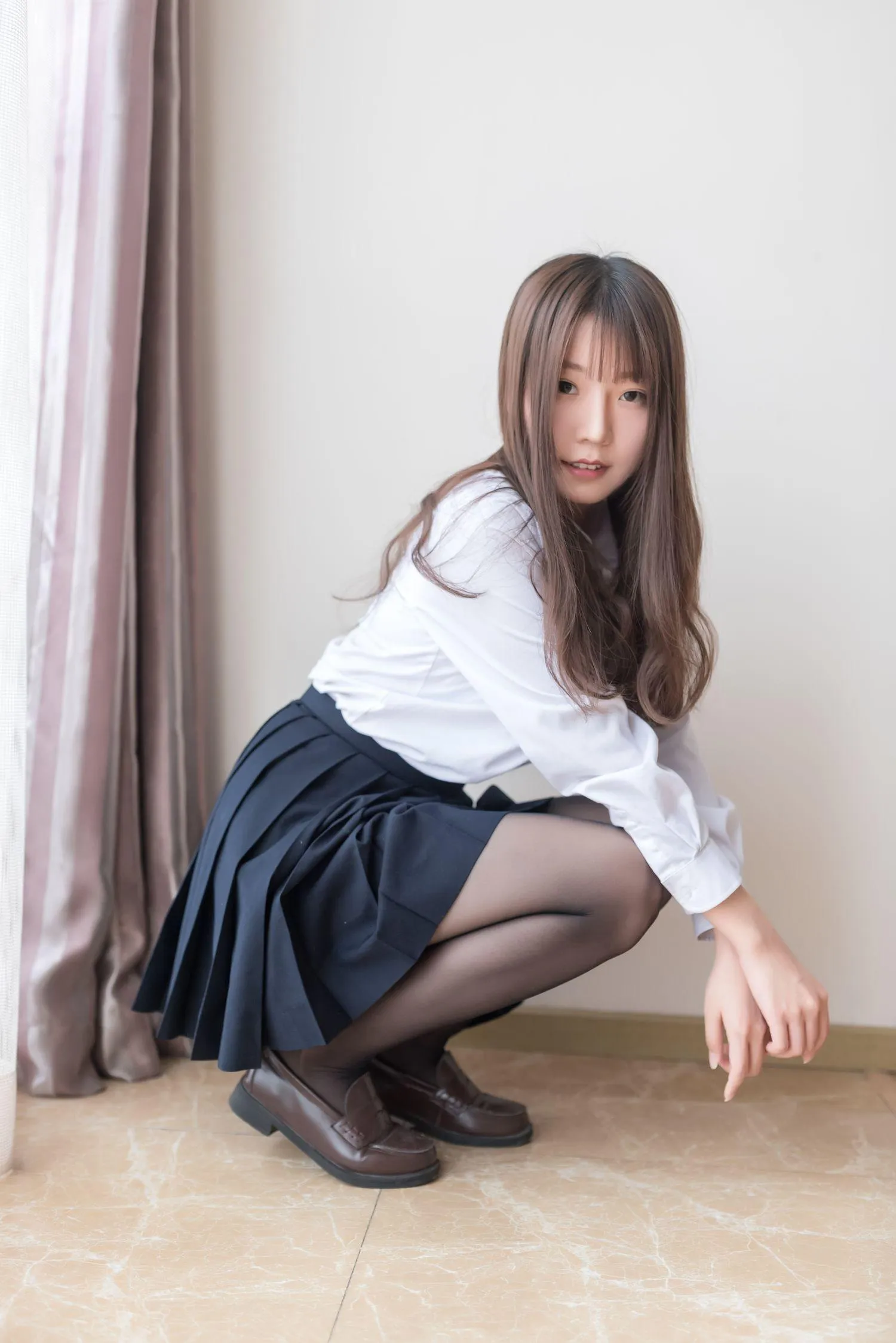 香草喵露露 – NO.07 黑丝萌妹 [45P]插图7