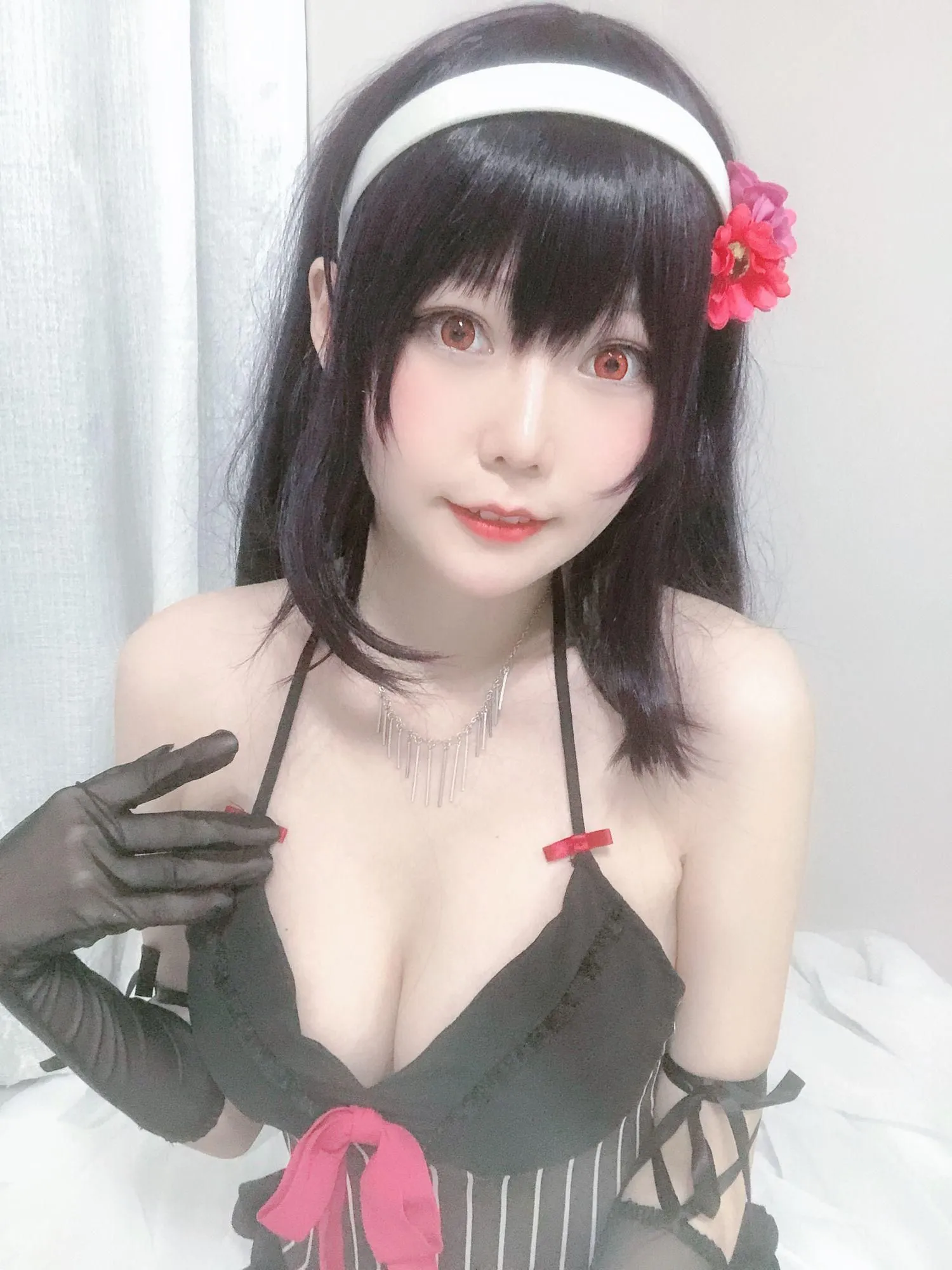 香草喵露露 – NO.15 诗羽学姐睡衣 [45P]插图2
