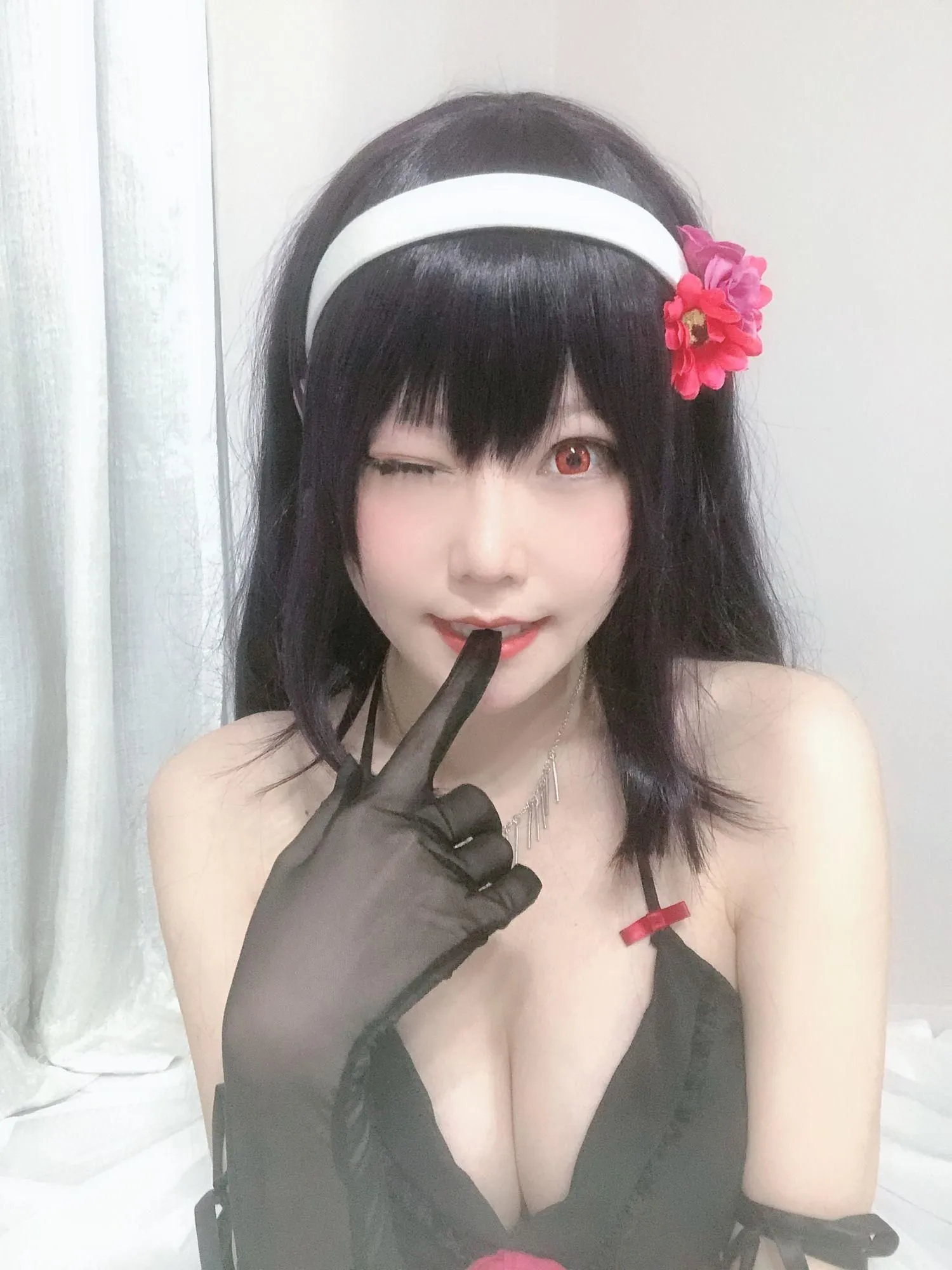 香草喵露露 – NO.15 诗羽学姐睡衣 [45P]插图1