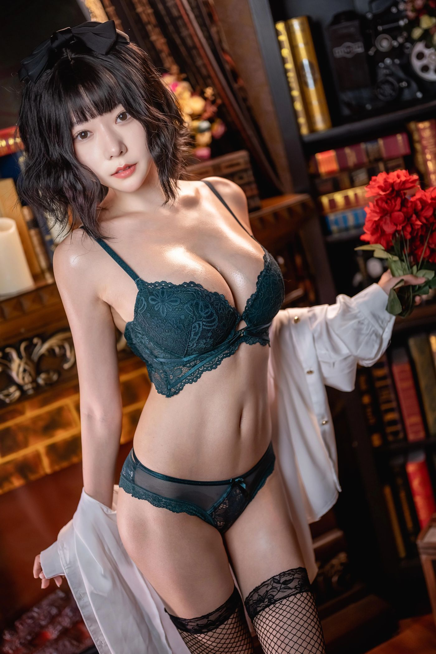 香草喵露露 – NO.20 衬衫套装 [57P]插图1