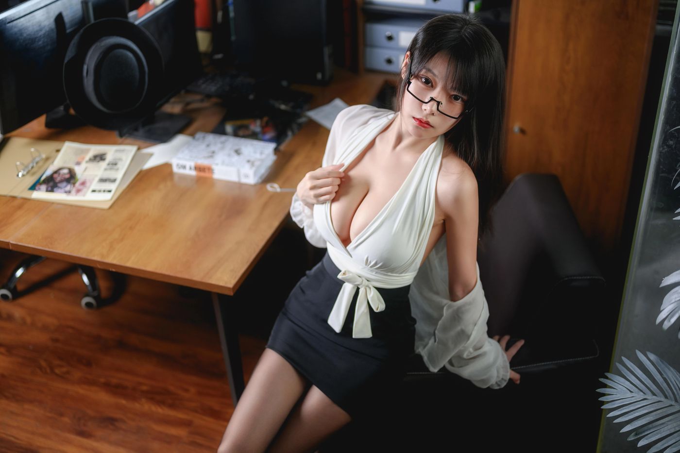 香草喵露露 – NO.47 办公室OL3.0 [51P]插图6