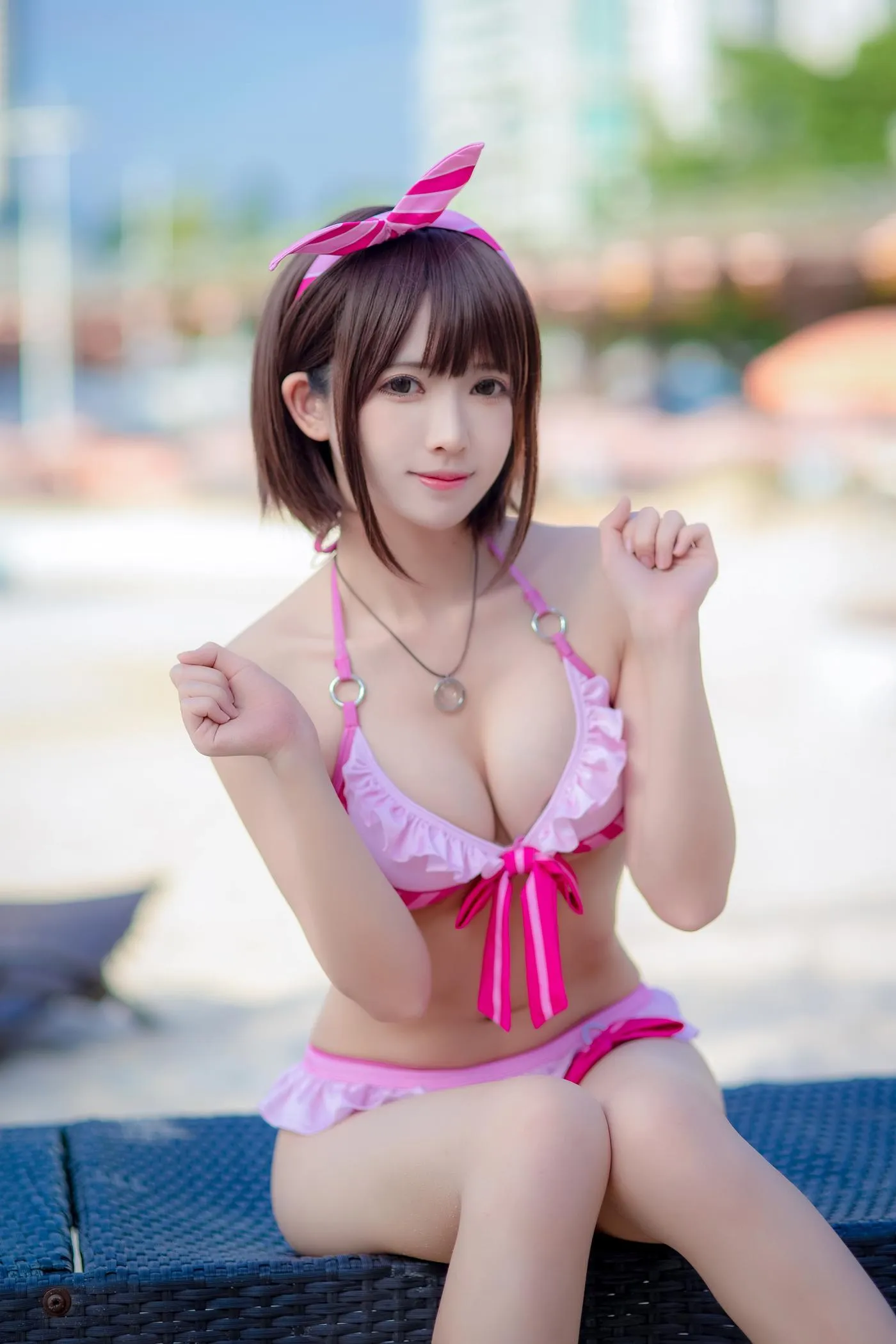 鳗鱼霏儿 – NO.11 加藤惠 粉色泳装 [20P]插图1