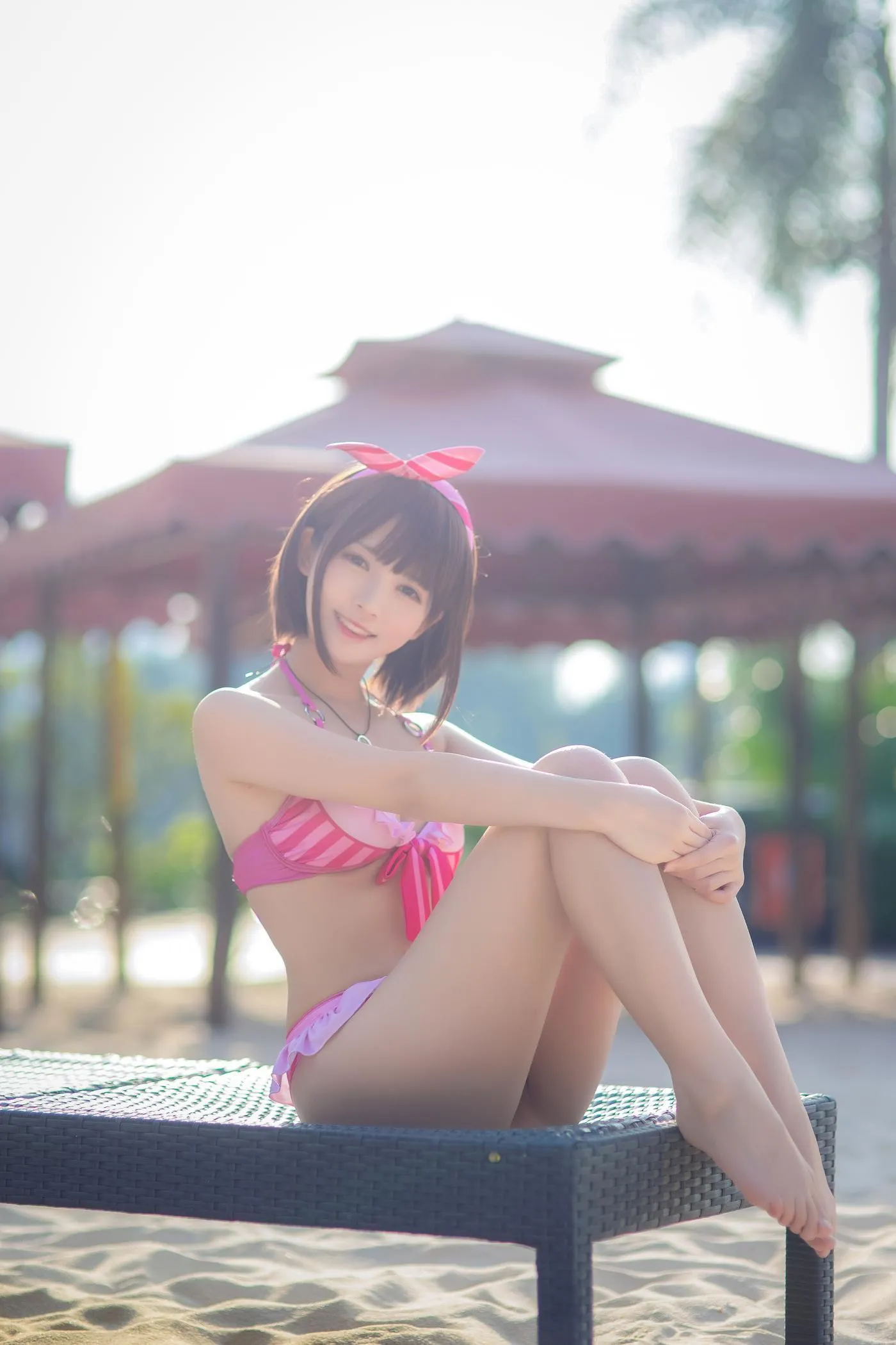 鳗鱼霏儿 – NO.11 加藤惠 粉色泳装 [20P]插图5