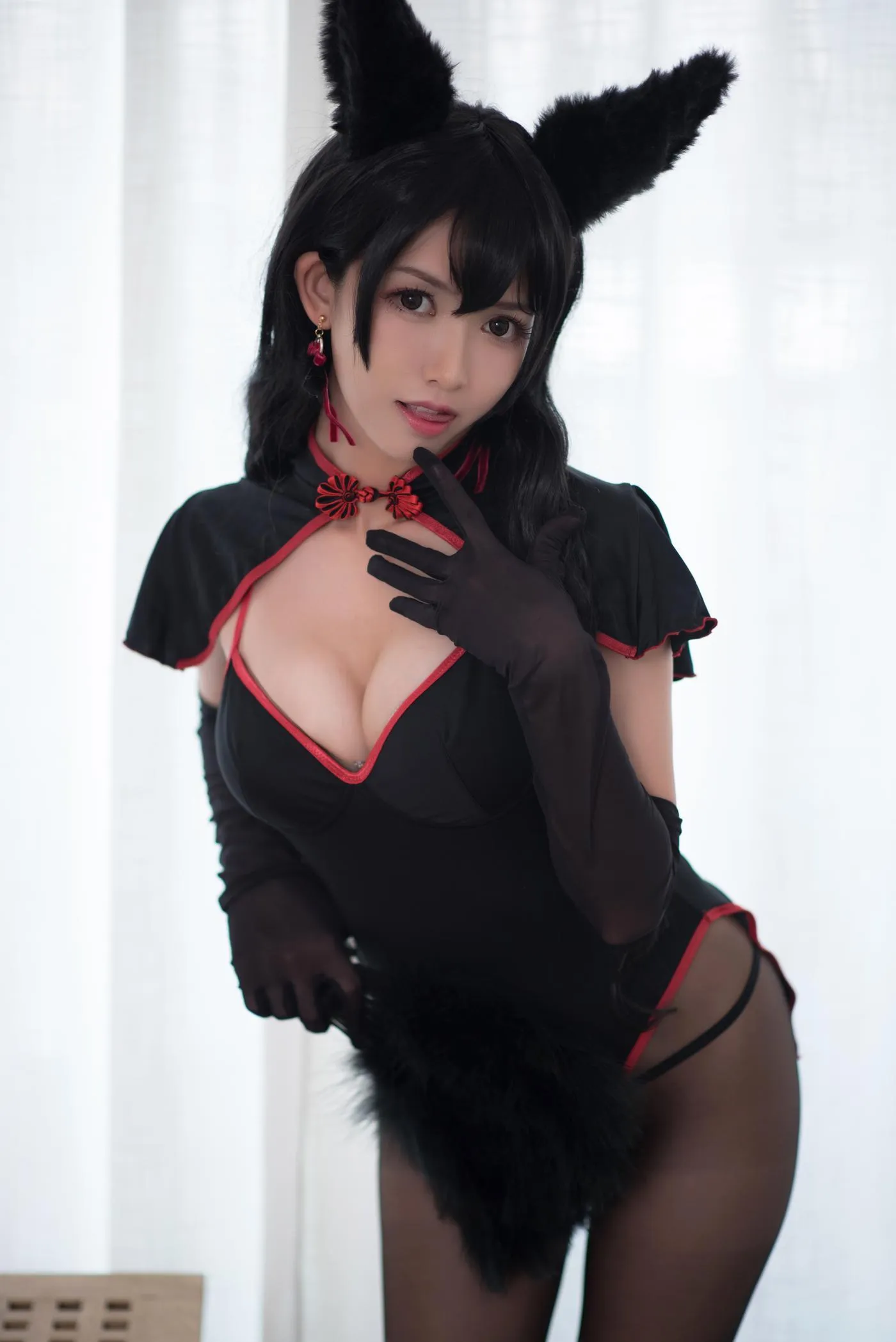 鳗鱼霏儿 – NO.25 兽耳 黑丝 [13P]插图5
