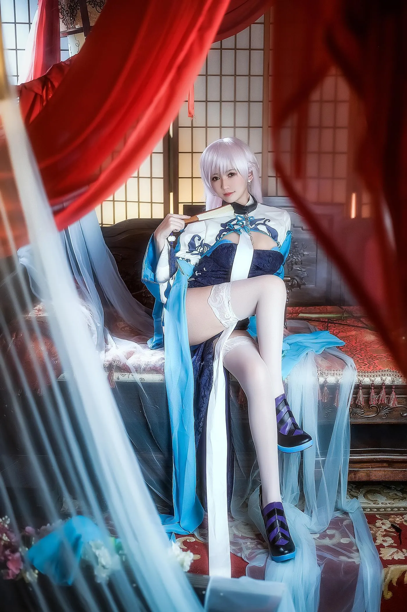 鳗鱼霏儿 – NO.42 碧蓝华裳 贝姐 [11P]插图8