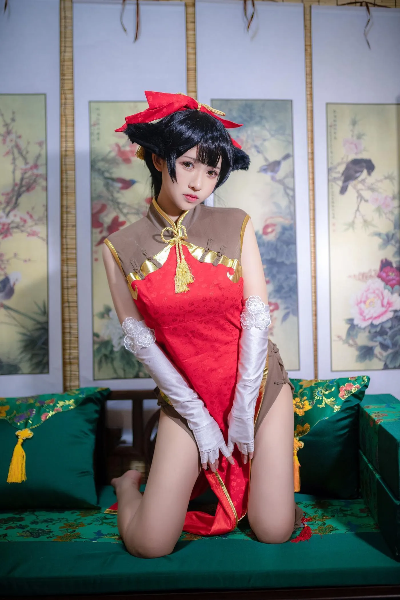 鳗鱼霏儿 – NO.44 碧蓝华裳 高雄 [12P]插图5