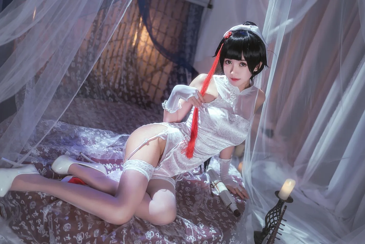 鳗鱼霏儿 – NO.45 碧蓝华裳 高雄2 [13P]插图5