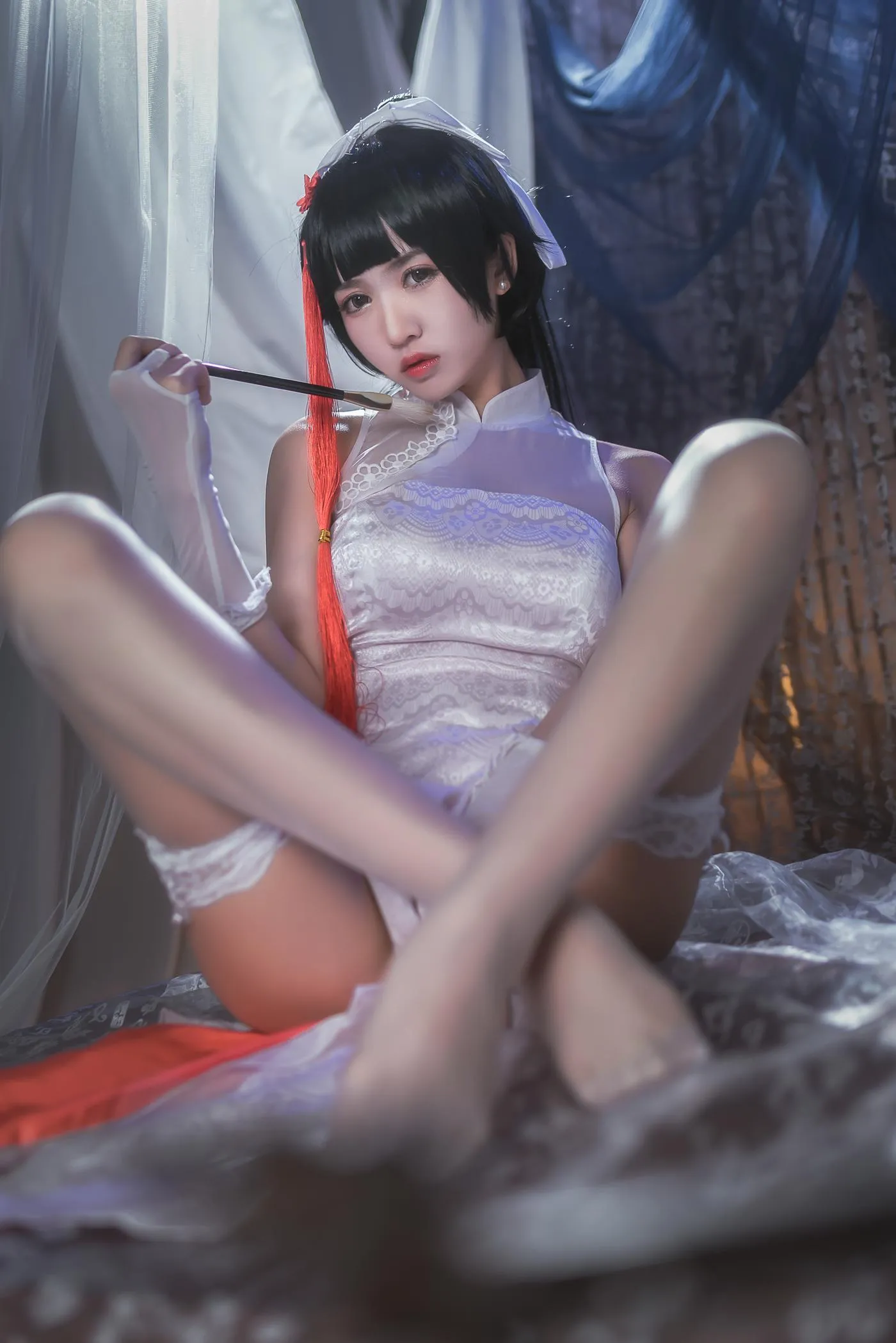 鳗鱼霏儿 – NO.45 碧蓝华裳 高雄2 [13P]插图1