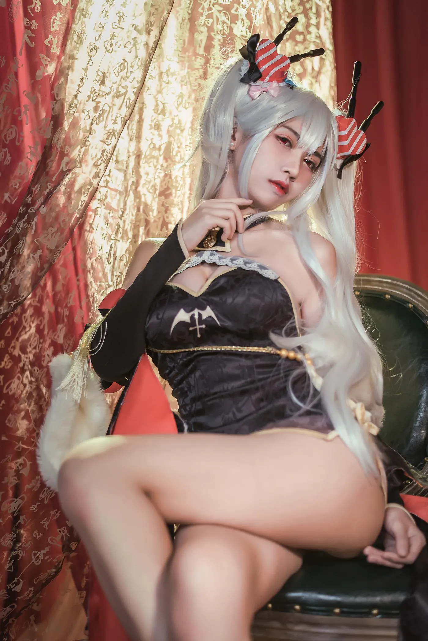 鳗鱼霏儿 – NO.48 碧蓝华裳 吸血鬼 [12P]插图9