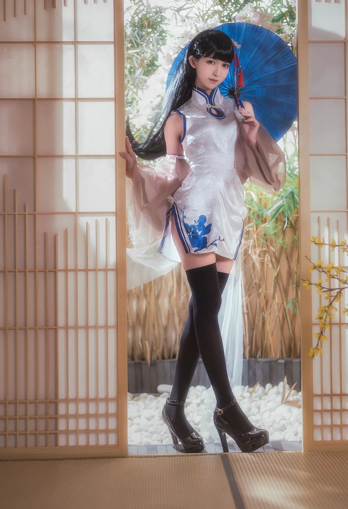 鳗鱼霏儿 – NO.49 碧蓝华裳 逸仙 [16P]插图4