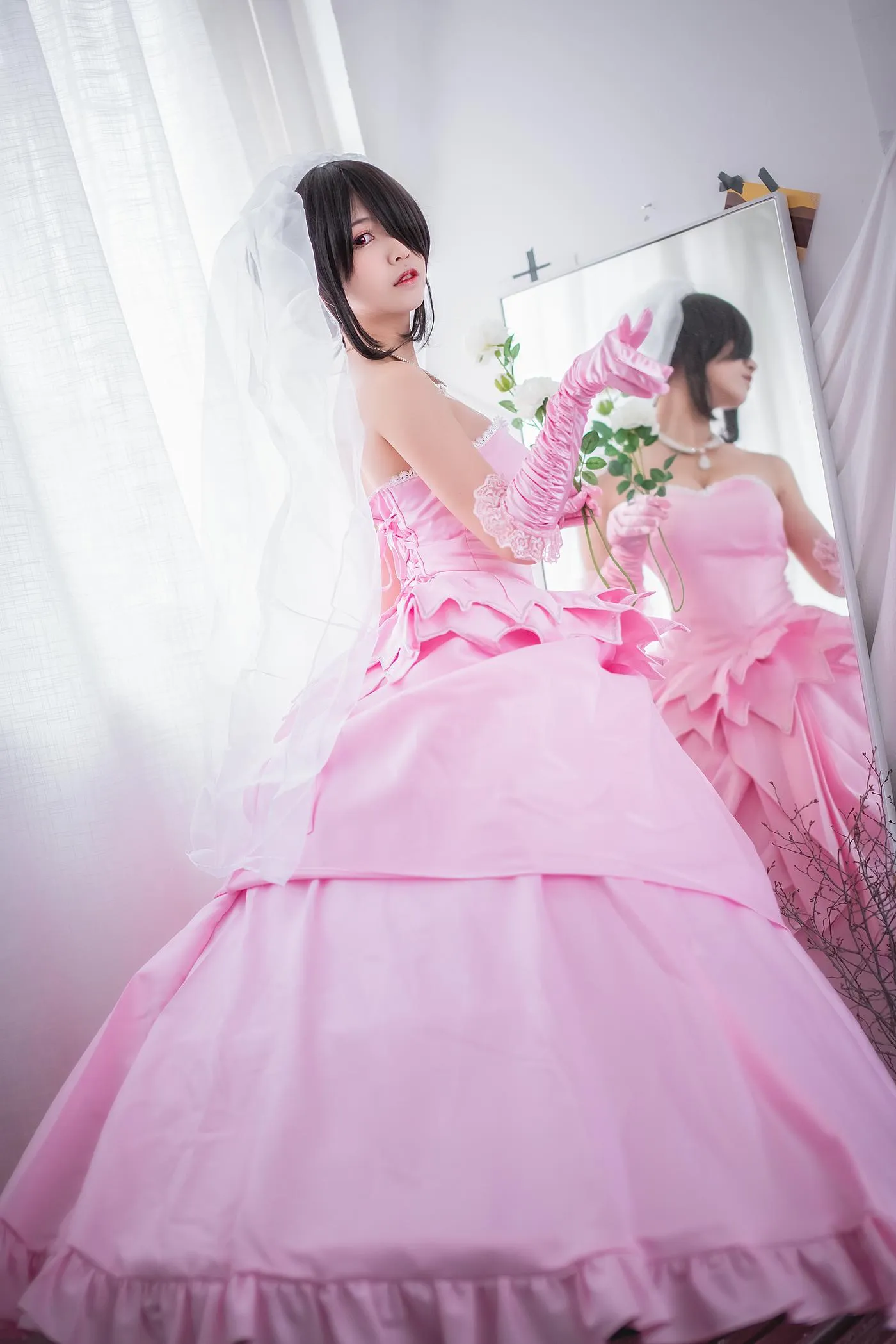 鳗鱼霏儿 – NO.50 狂三 婚纱 [14P]插图5