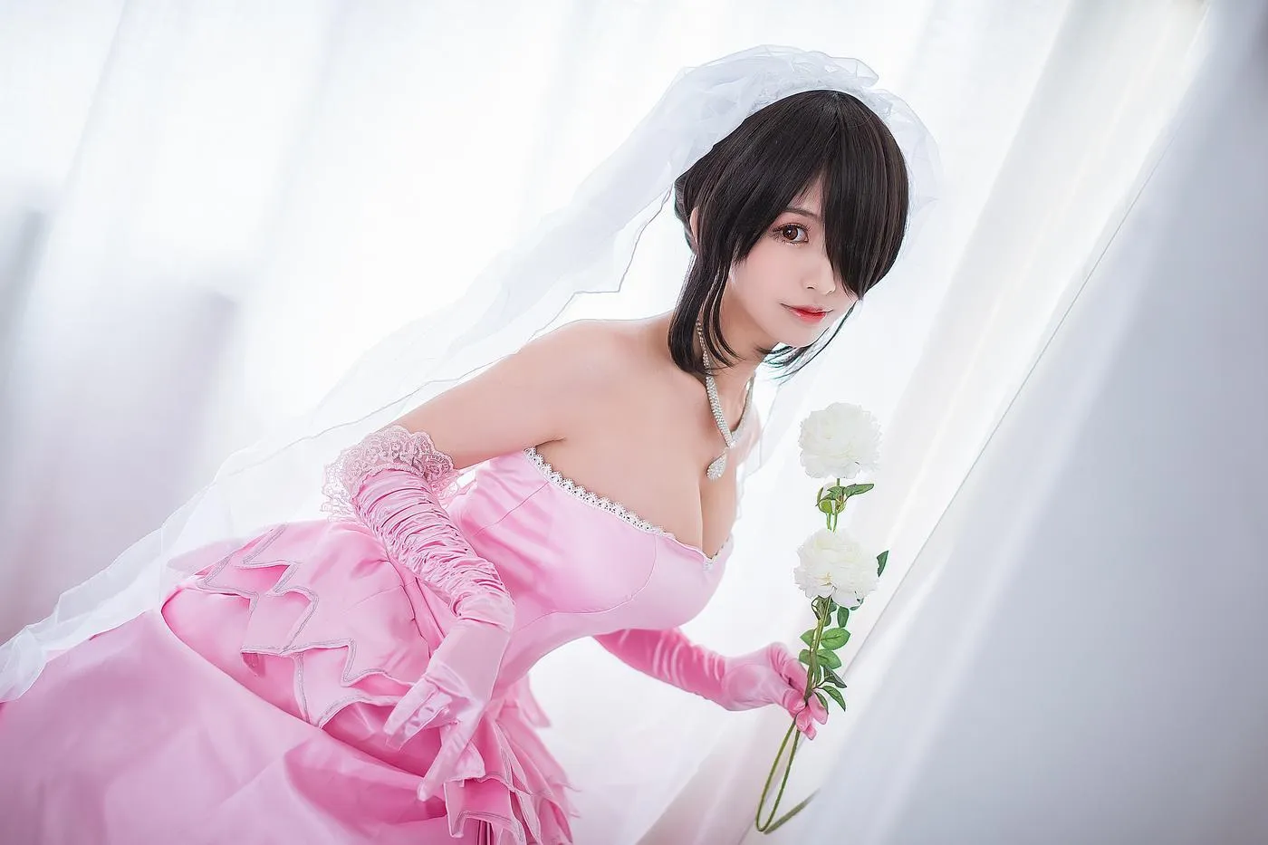 鳗鱼霏儿 – NO.50 狂三 婚纱 [14P]插图6