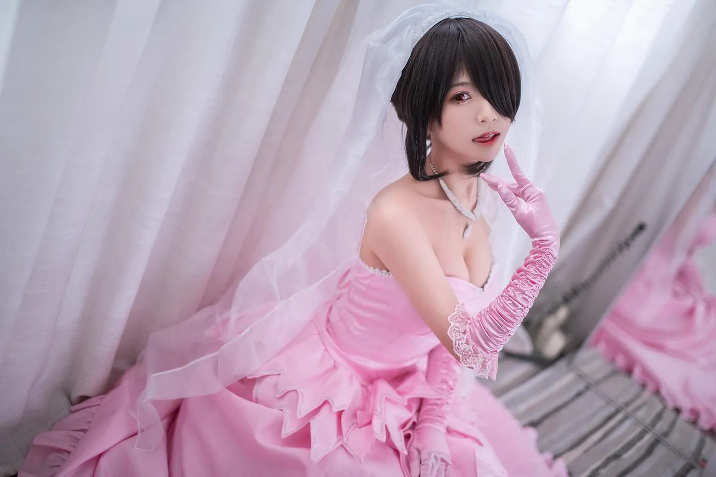 鳗鱼霏儿 – NO.50 狂三 婚纱 [14P]插图9