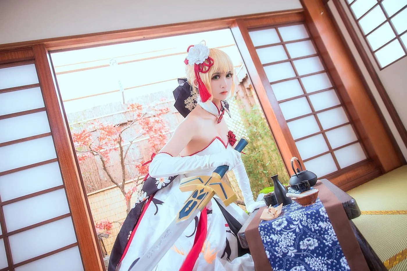 鳗鱼霏儿 – NO.56 King of Knight 和风礼服 [18P]插图9
