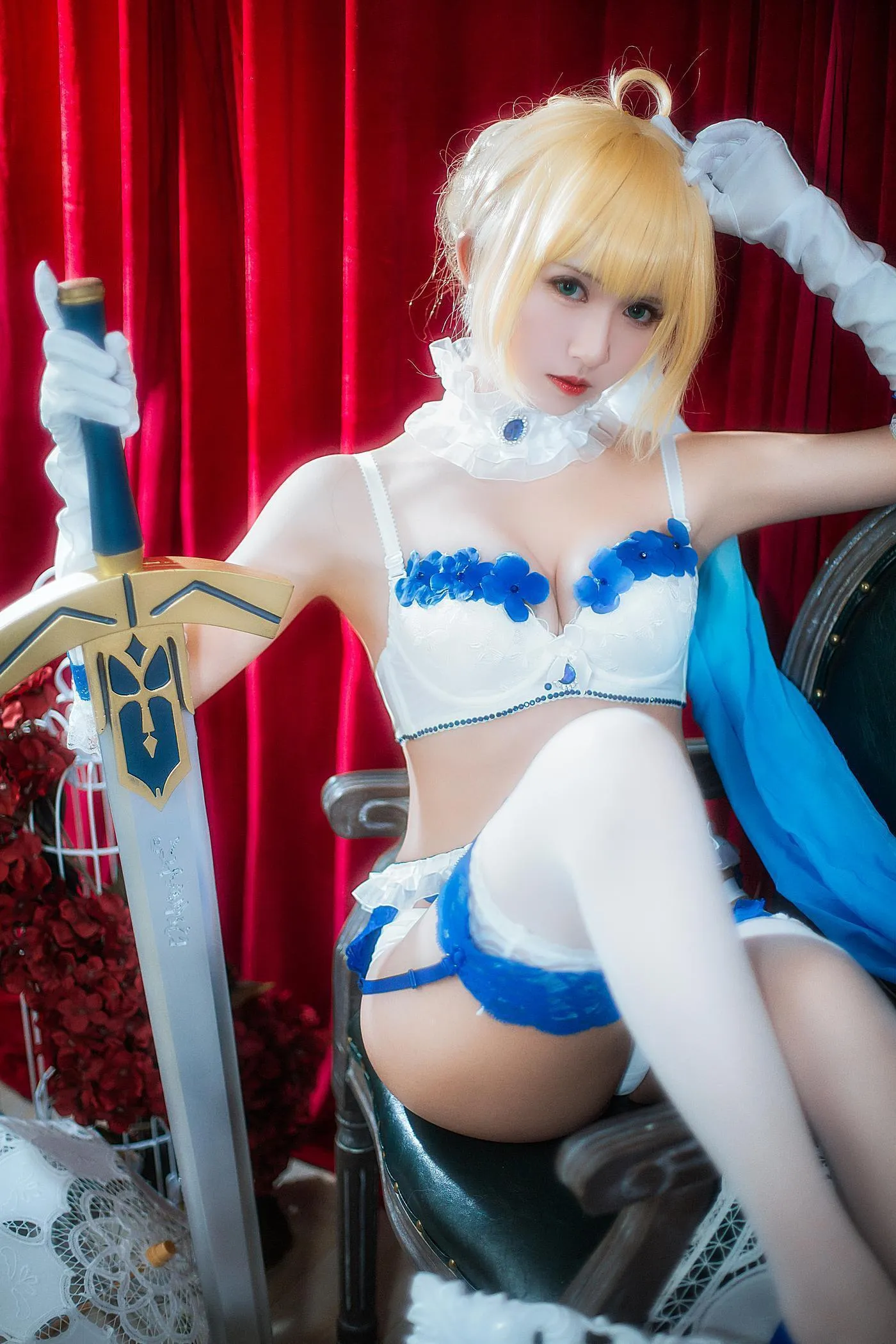 鳗鱼霏儿 – NO.59 King of Knight 室内 [15P]插图5