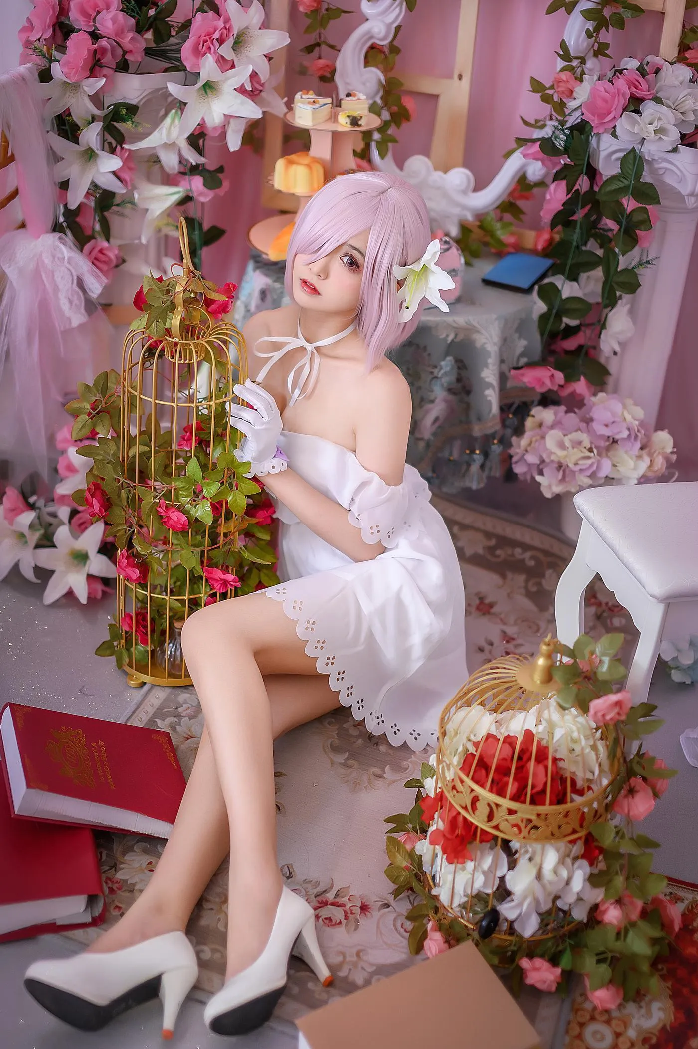 鳗鱼霏儿 – NO.62 玛修 白裙 [12P]插图7
