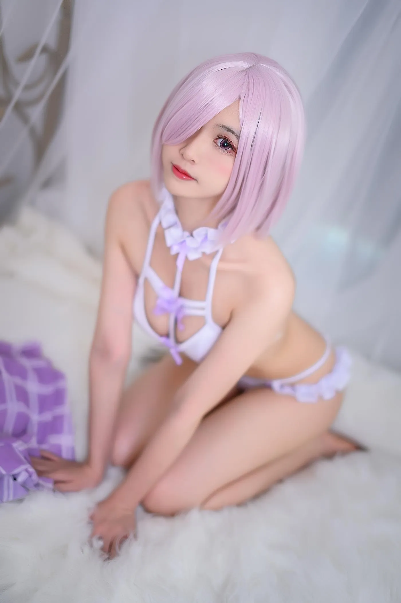 鳗鱼霏儿 – NO.65 玛修 泳装 [12P]插图