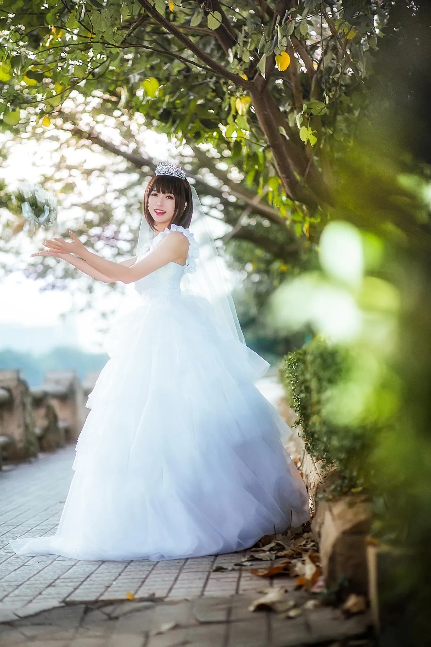 鳗鱼霏儿 – NO.71 圣人惠 婚纱 [10P]插图8