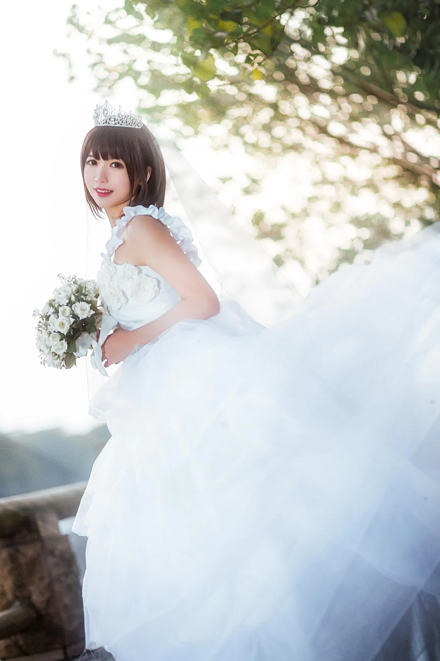 鳗鱼霏儿 – NO.71 圣人惠 婚纱 [10P]插图9