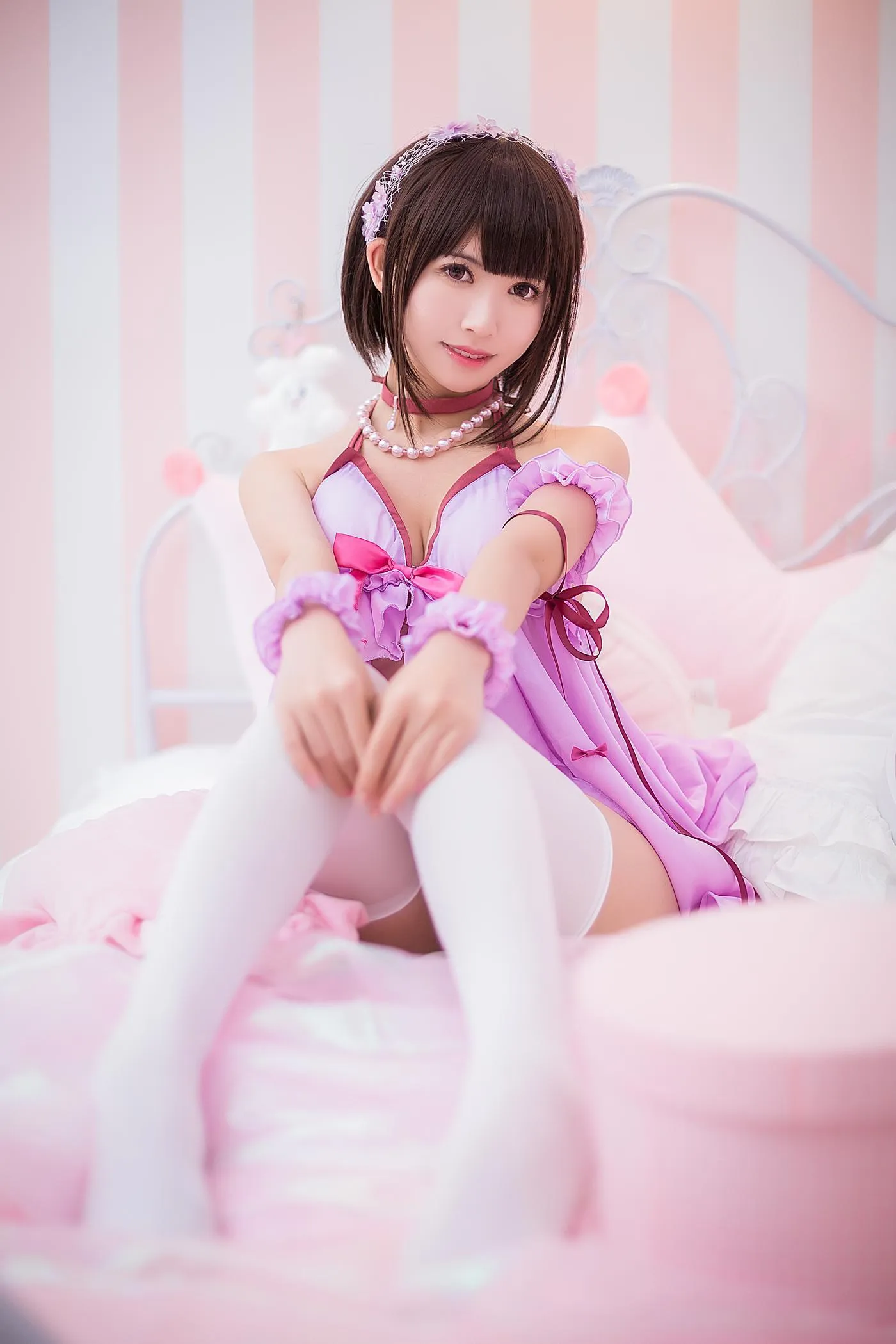 鳗鱼霏儿 – NO.72 圣人惠 睡衣 [9P]插图6