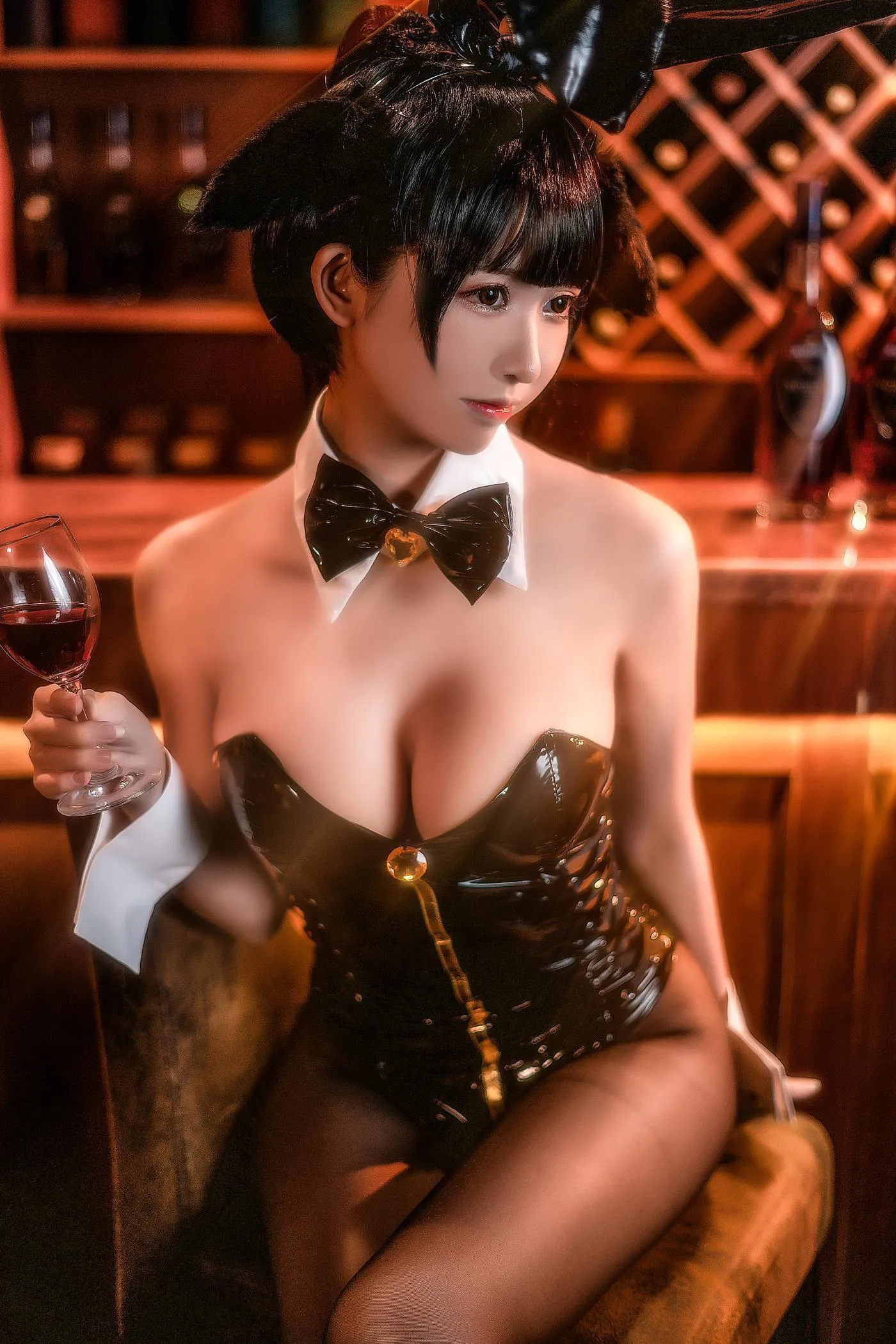 鳗鱼霏儿 – NO.78 双人本 兔女郎 [24P]插图6