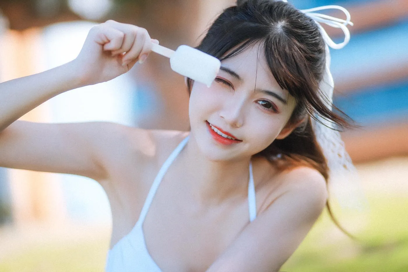 鳗鱼霏儿 – NO.83 海边-加噪点 [23P]插图7