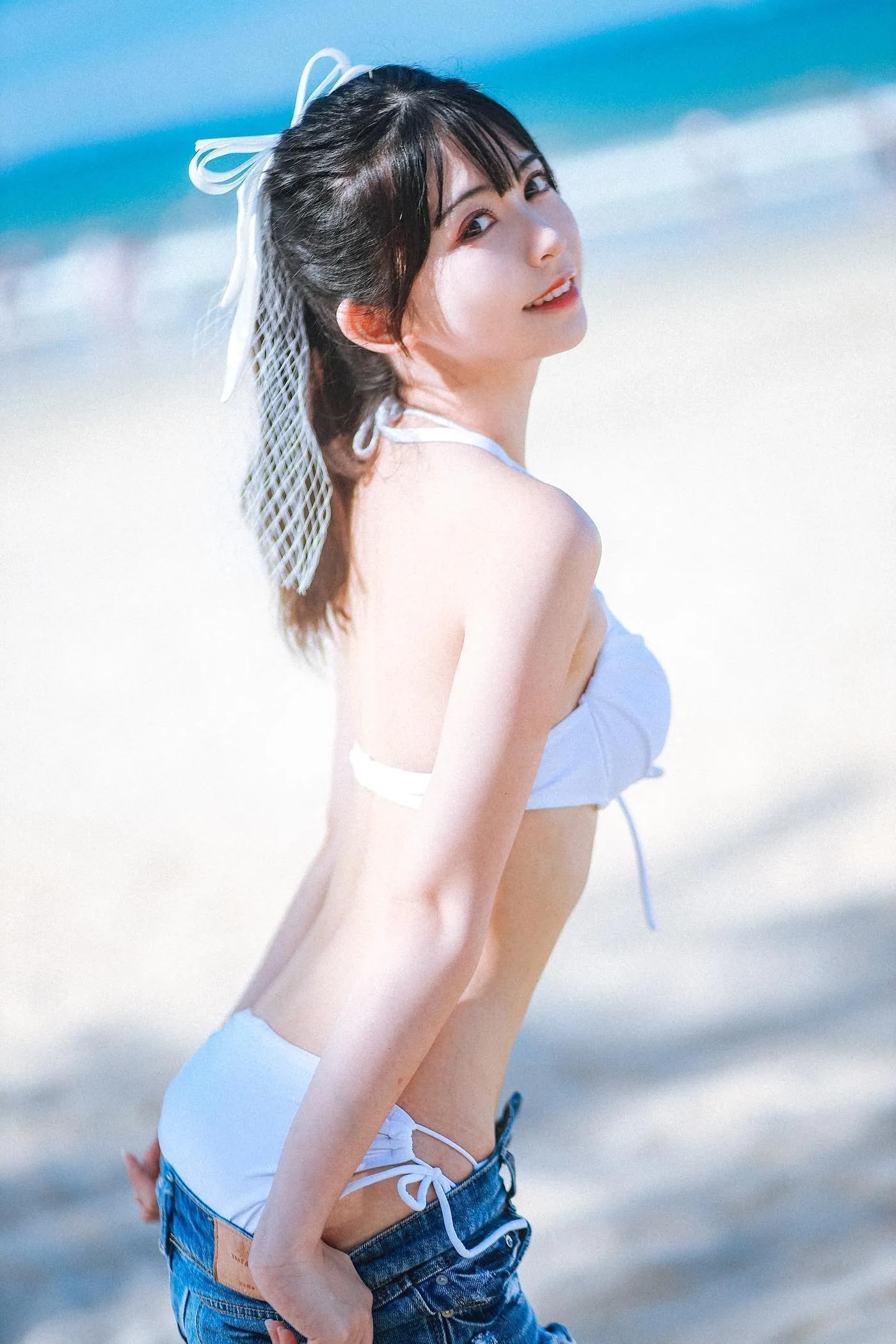 鳗鱼霏儿 – NO.83 海边-加噪点 [23P]插图1