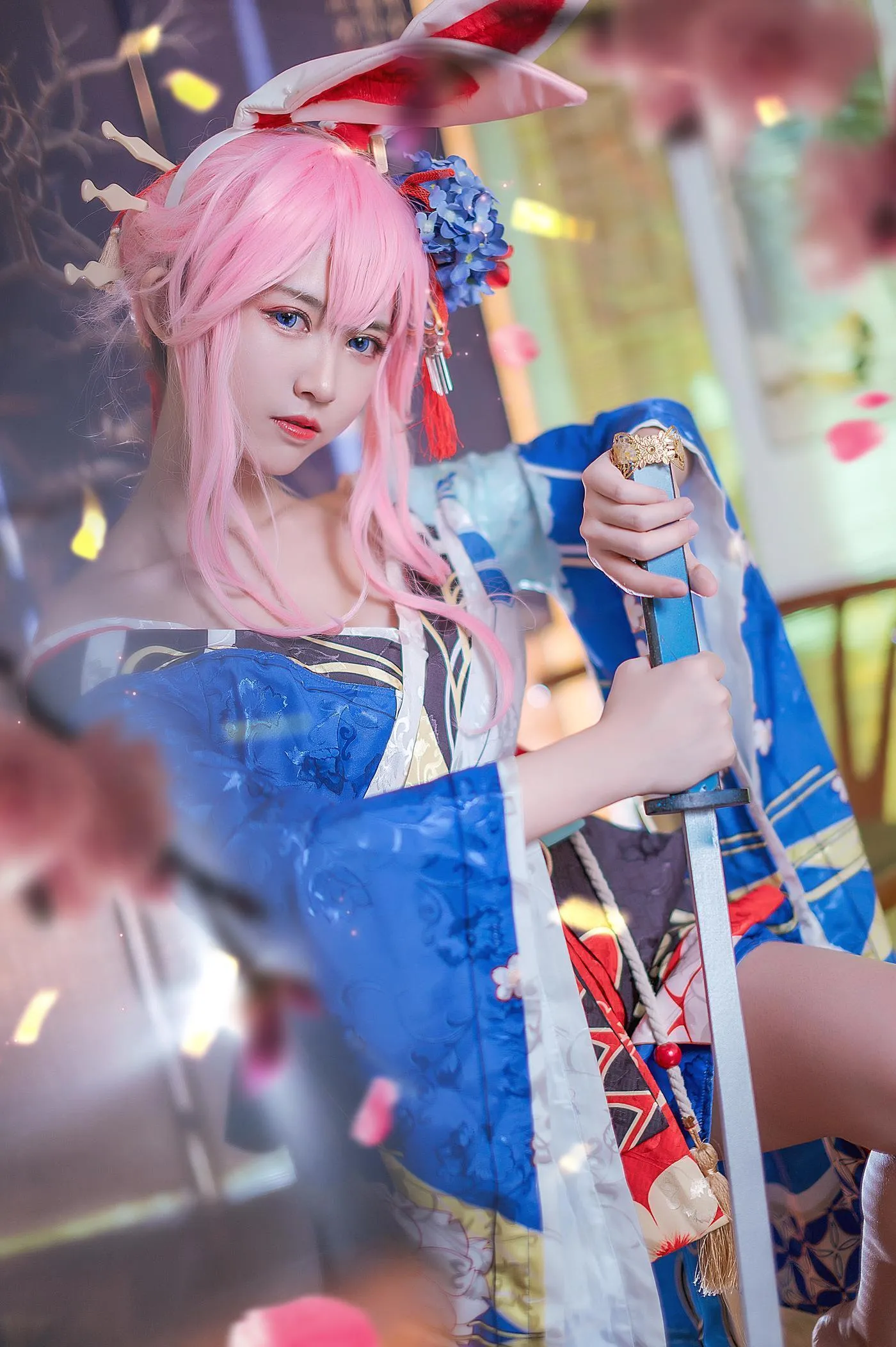 鳗鱼霏儿 – NO.86 八重樱花魁 [12P]插图6