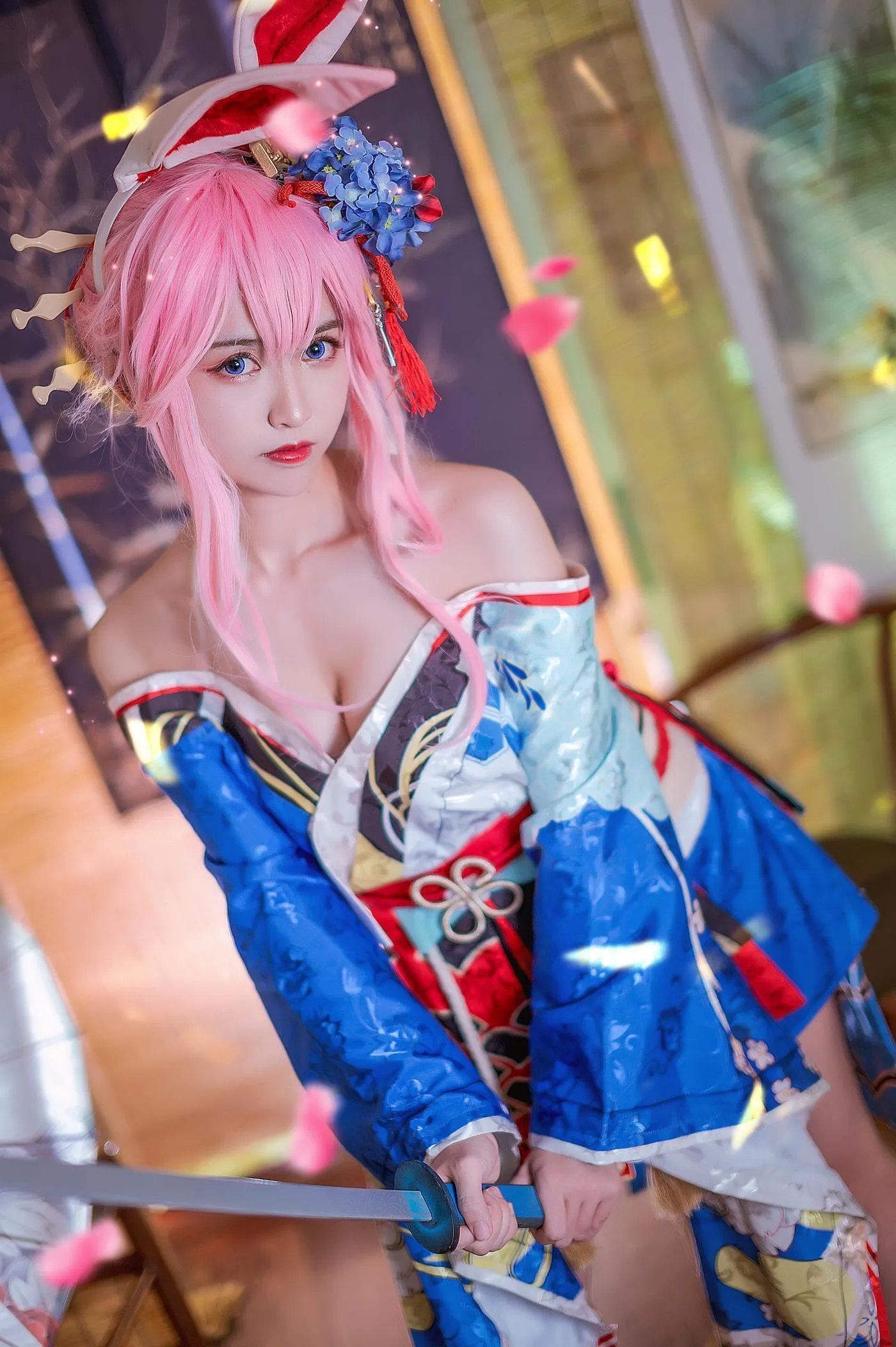 鳗鱼霏儿 – NO.86 八重樱花魁 [12P]插图7