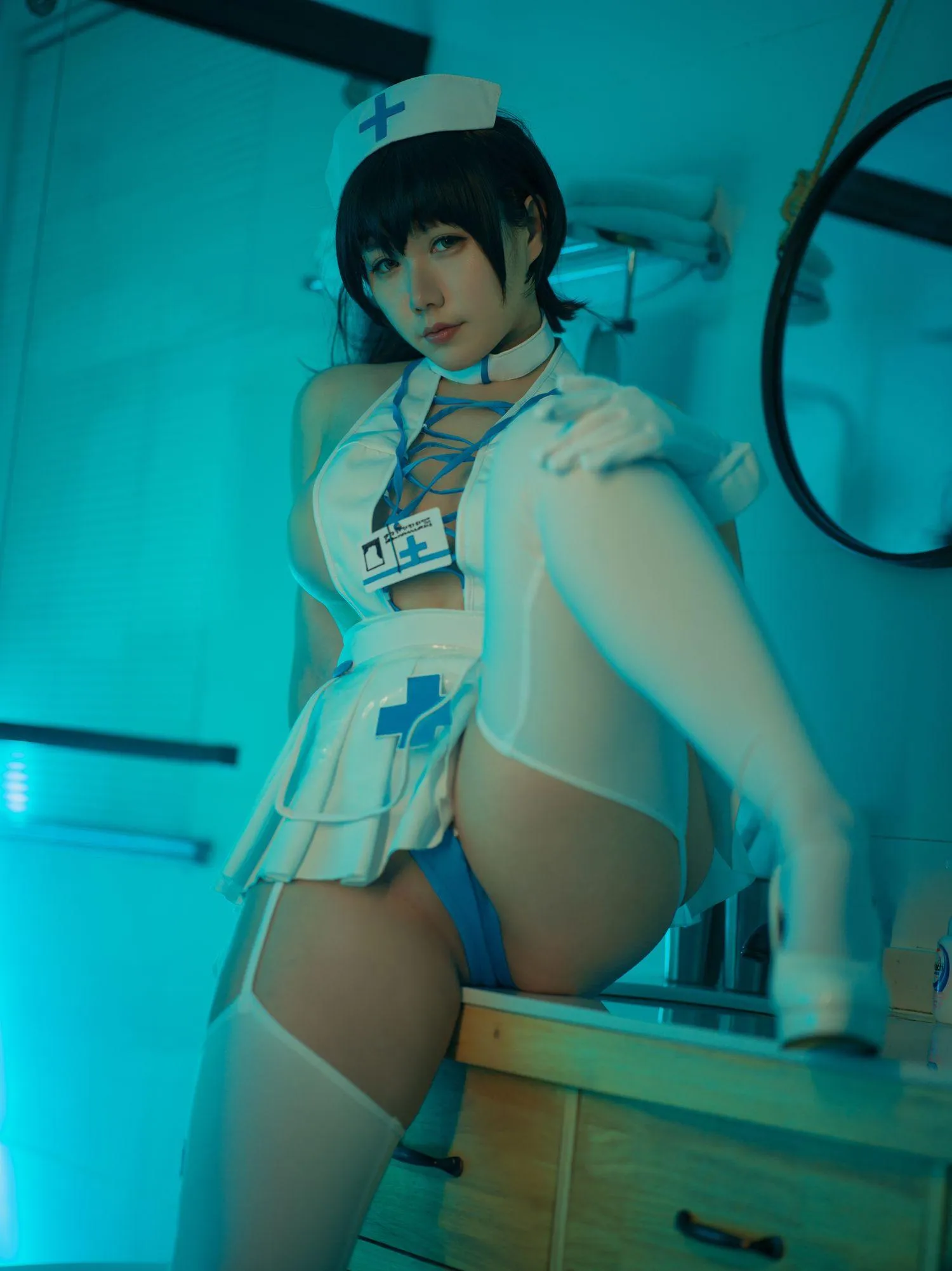 麻花酱 – NO.43 碧蓝护士 [80P]插图2